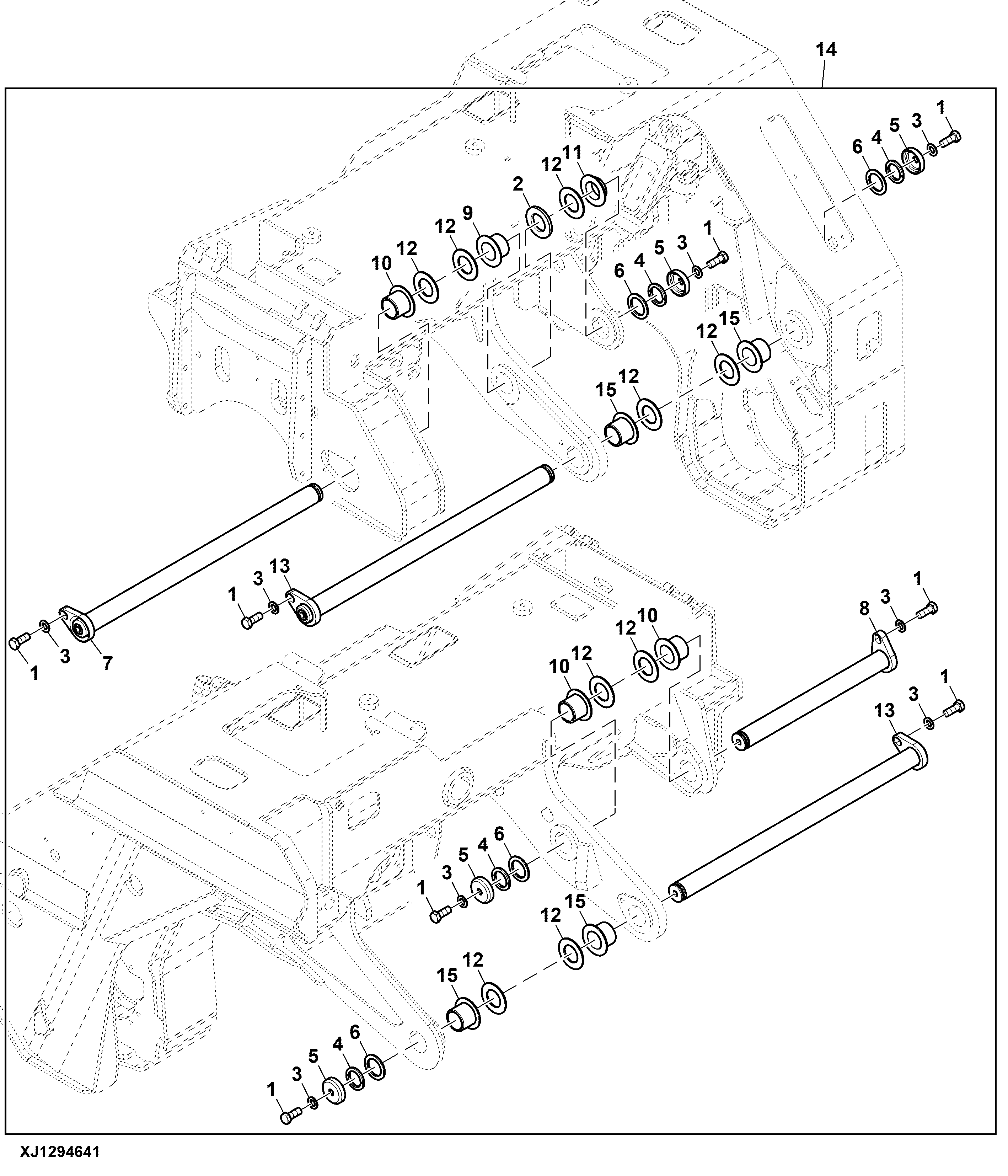 High-wear Feed and Delimb Components (Option)