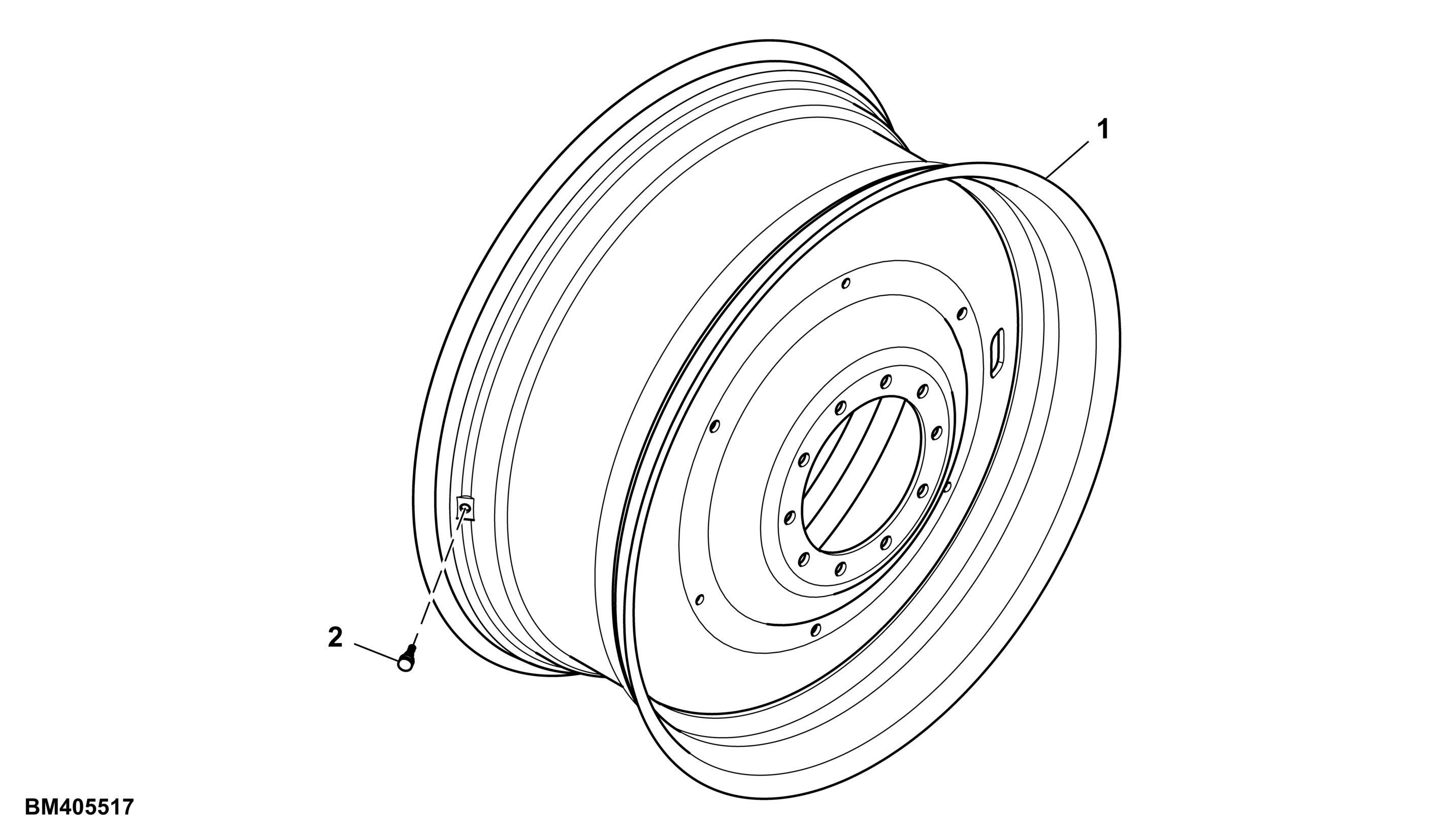 Rear Wheels, W18 X D42, Dual