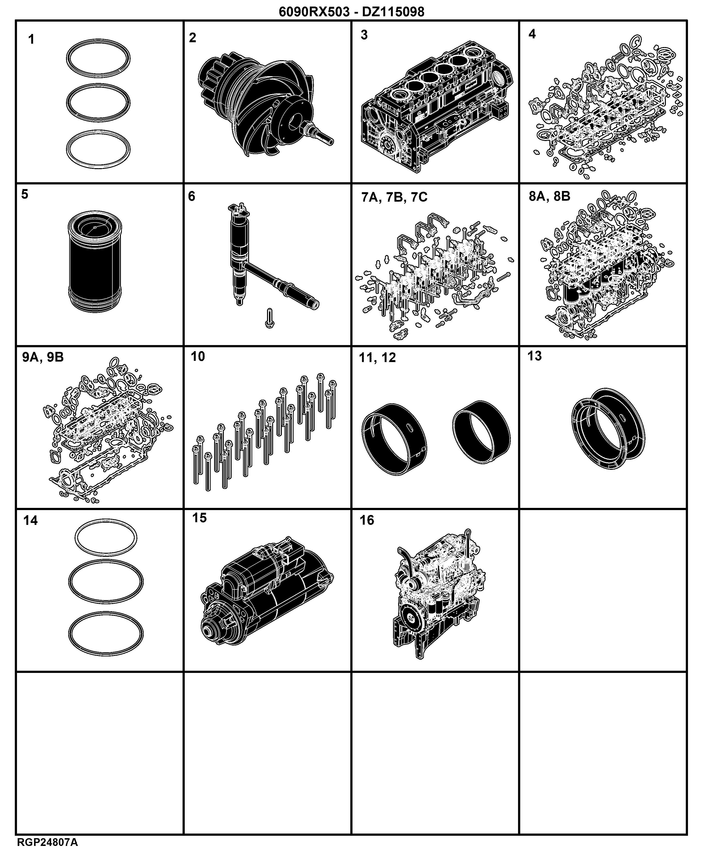 E3 Engine 6090RX503-DZ115098-ETN207980