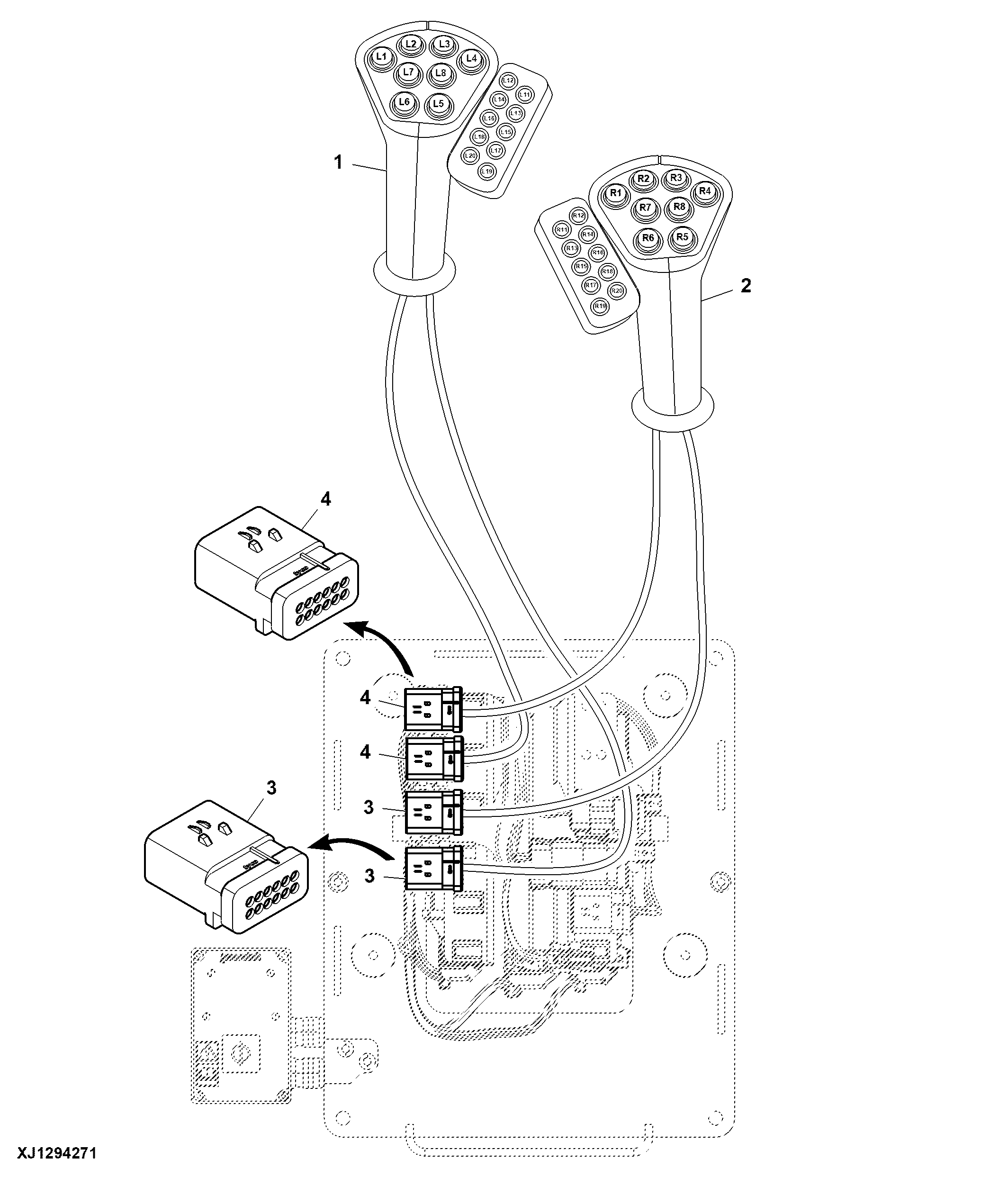 Non-CAN Trigger Series Handles — Three-Position Switch