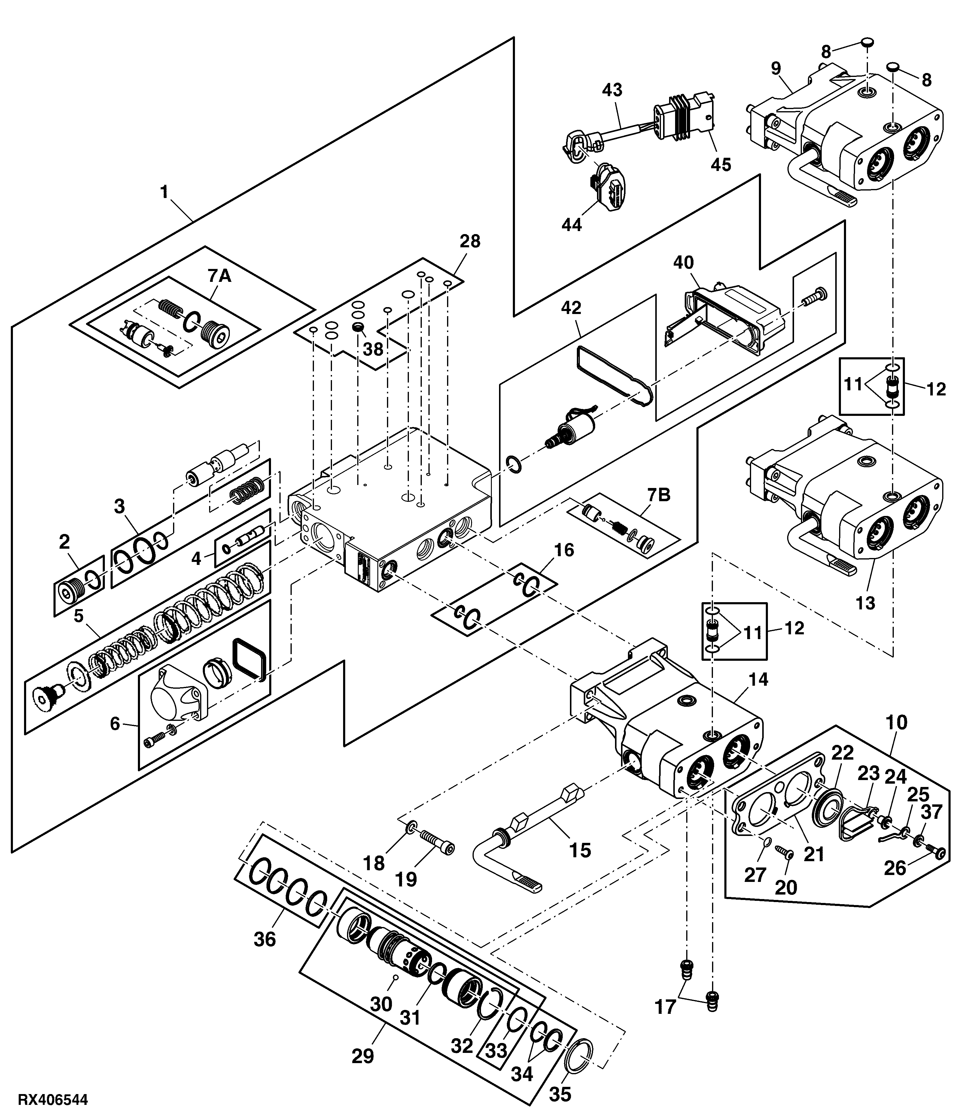 Selective Control Valve and Breakaway Coupler