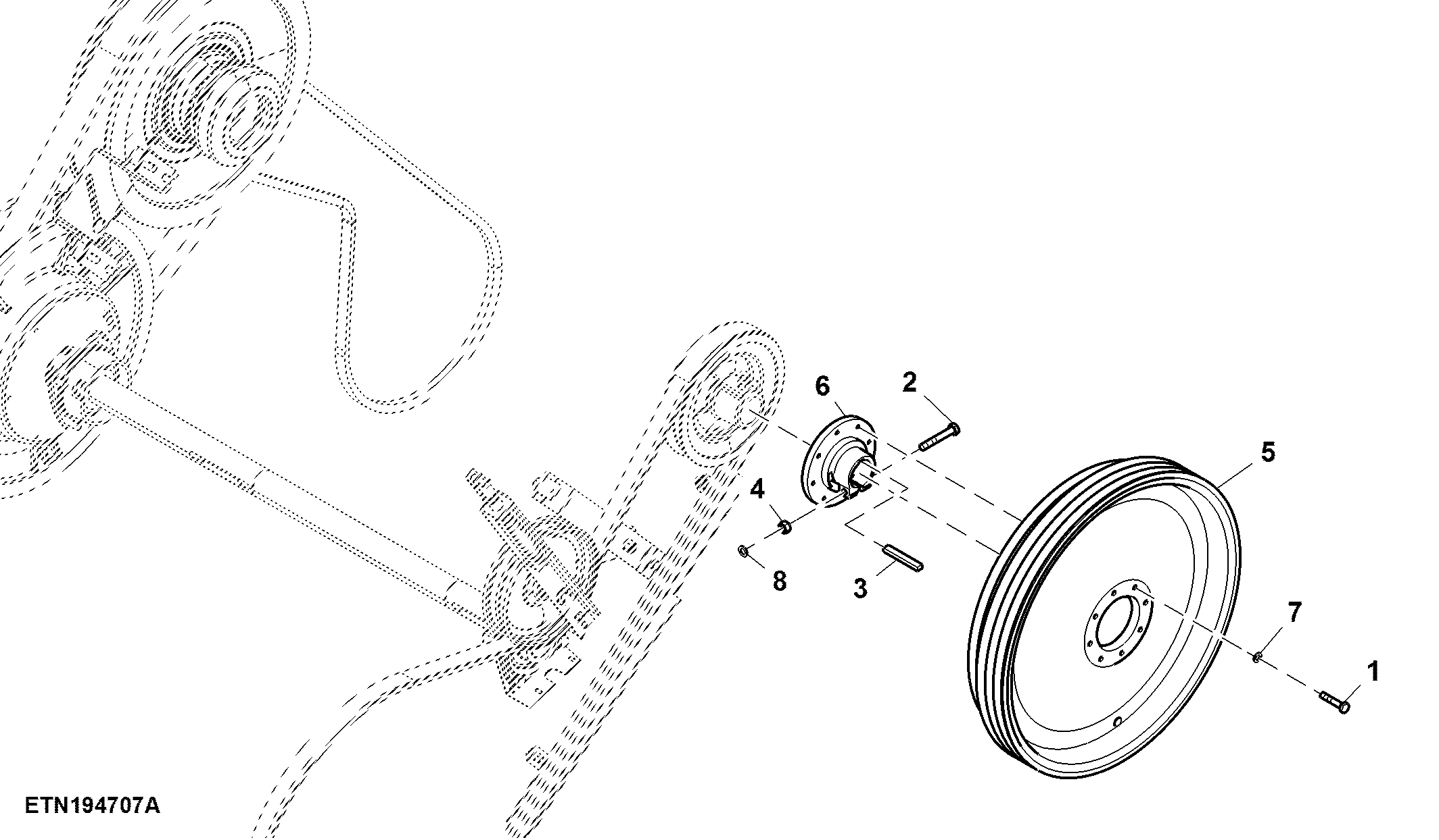 Beater Pulley Drive, Straw Chopper Machines