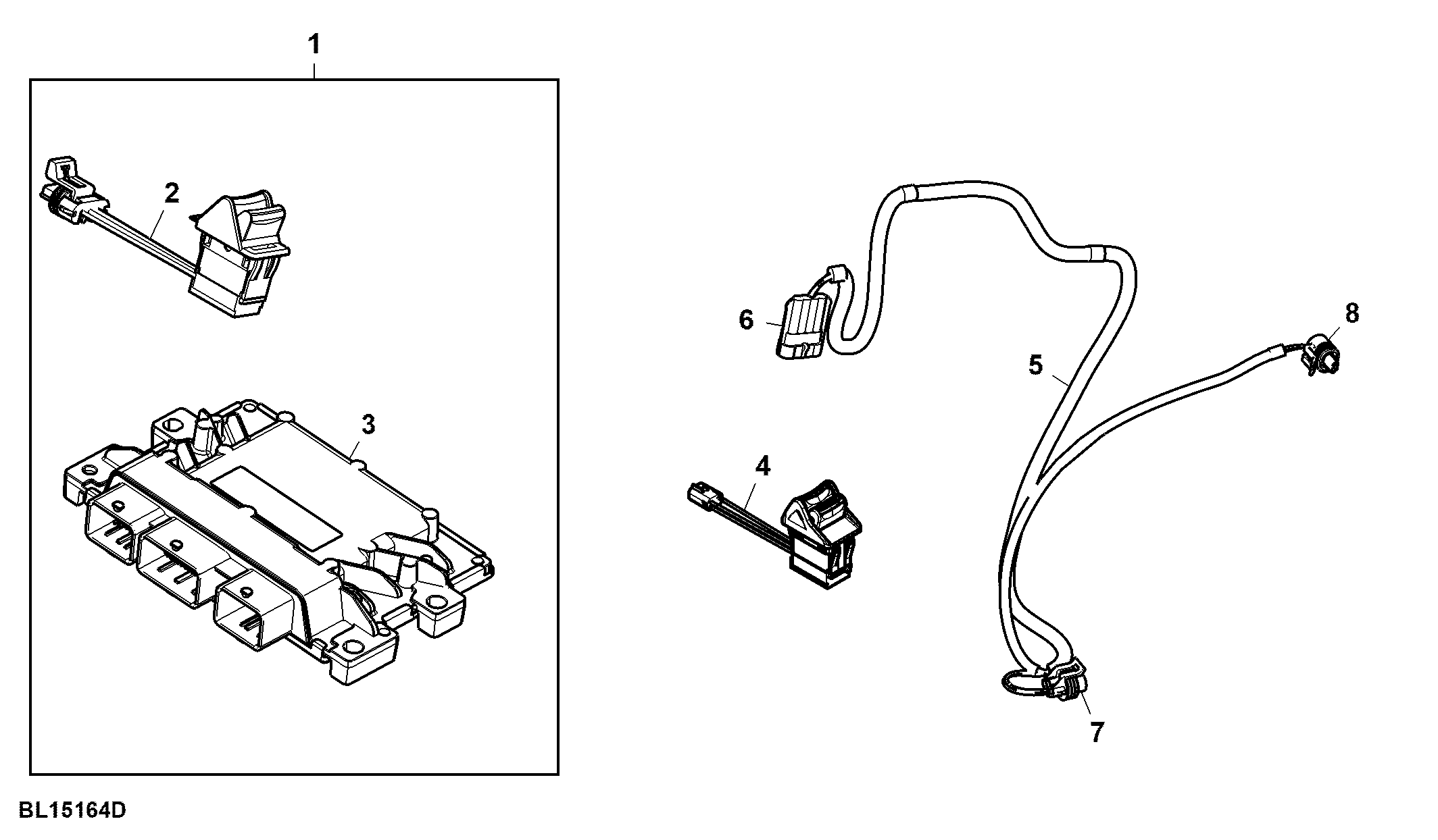 Electronic Support, Front PTO, W/ Electronic Control Unit, W/ TLS™, Attachment