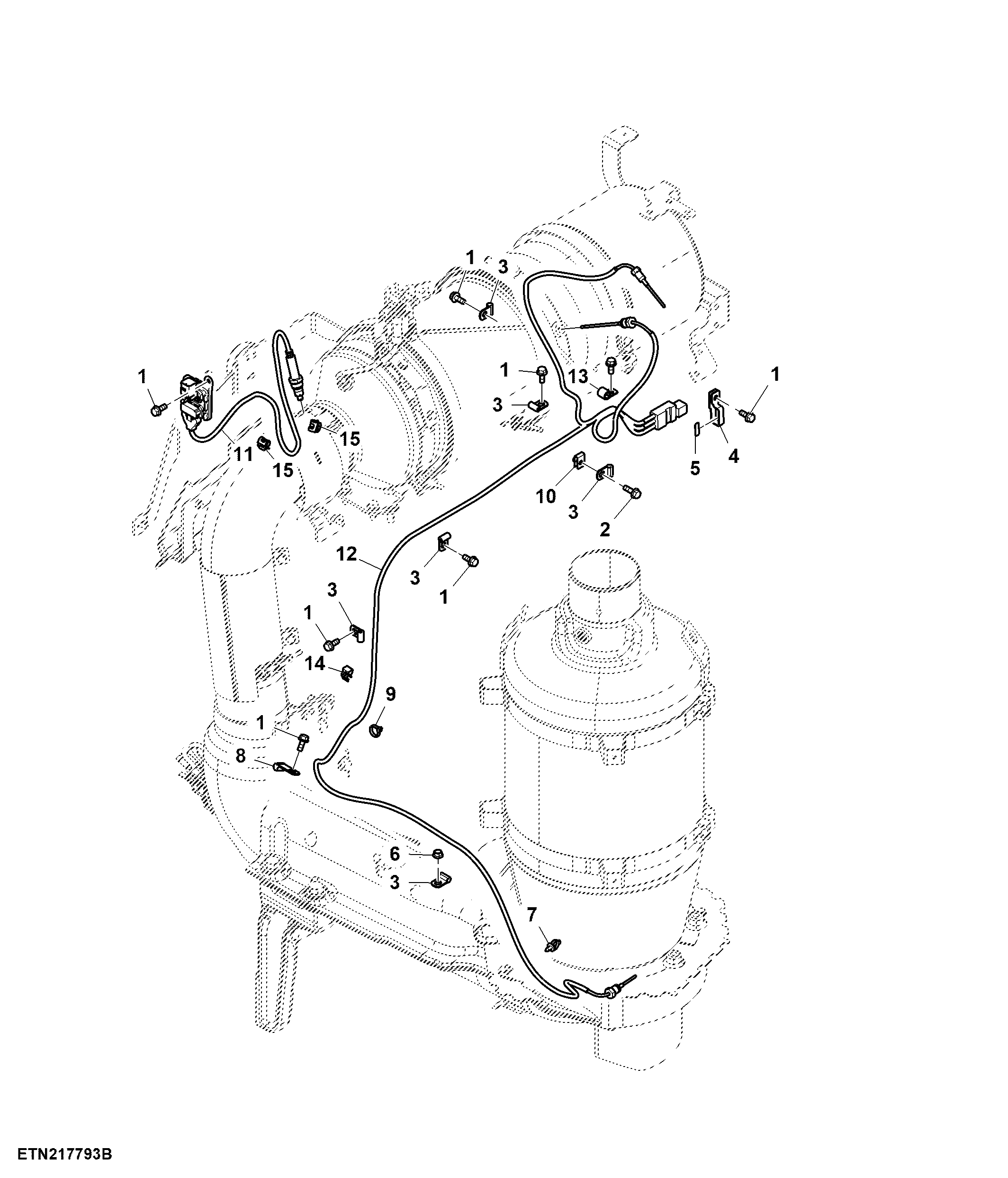 Wiring Harness, Aftertreatment, 6.8 L, FT4/ Stage 5 Engine
