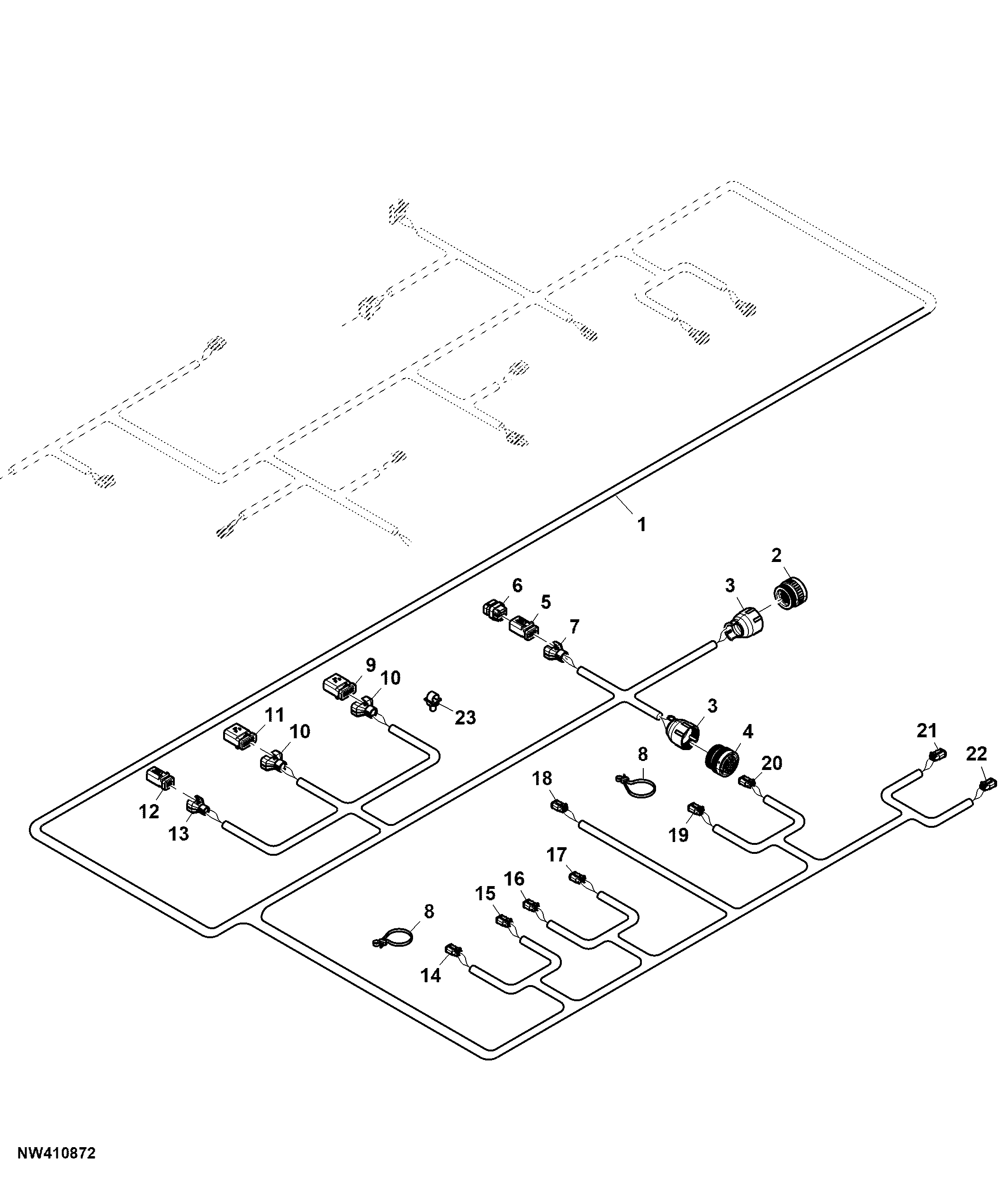Chassis Wiring Harness, Tier 3, Dry Box (1 of 4)