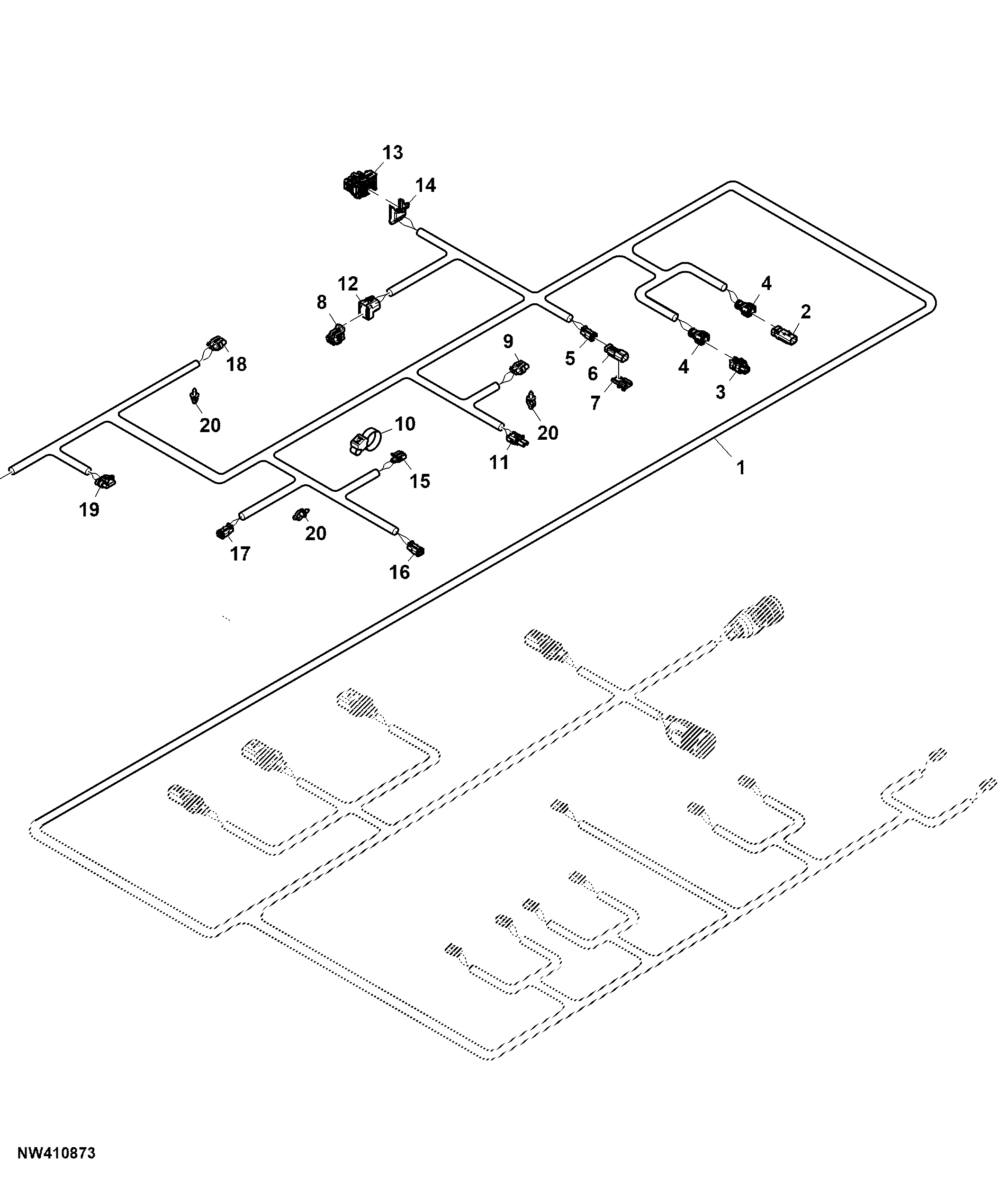 Chassis Wiring Harness, Tier 3, Dry Box (2 of 4)