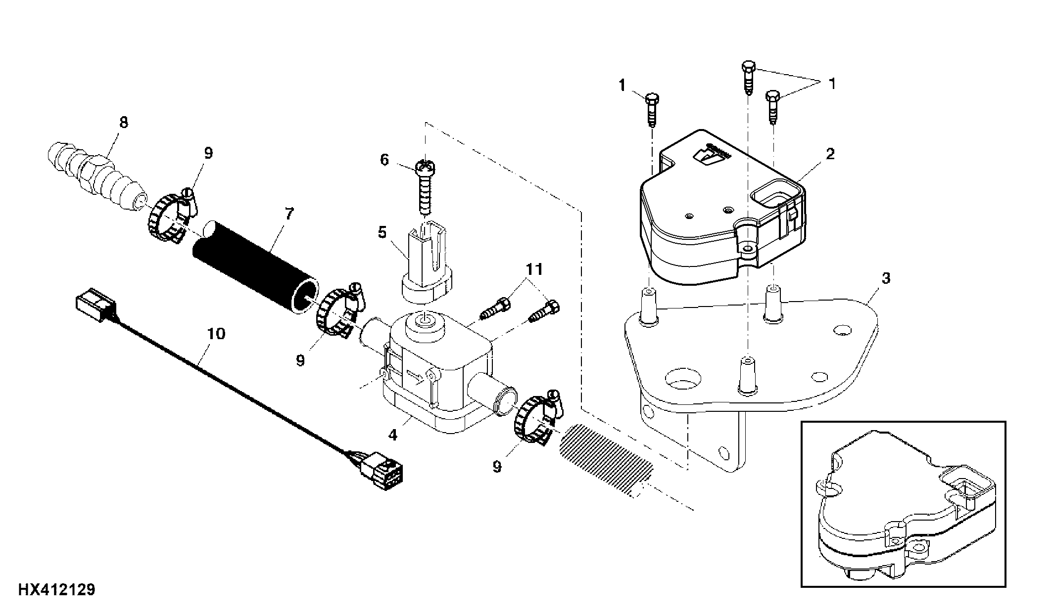 AIR CONDITIONING SYSTEM - WATER VALVE ASSEMBLY