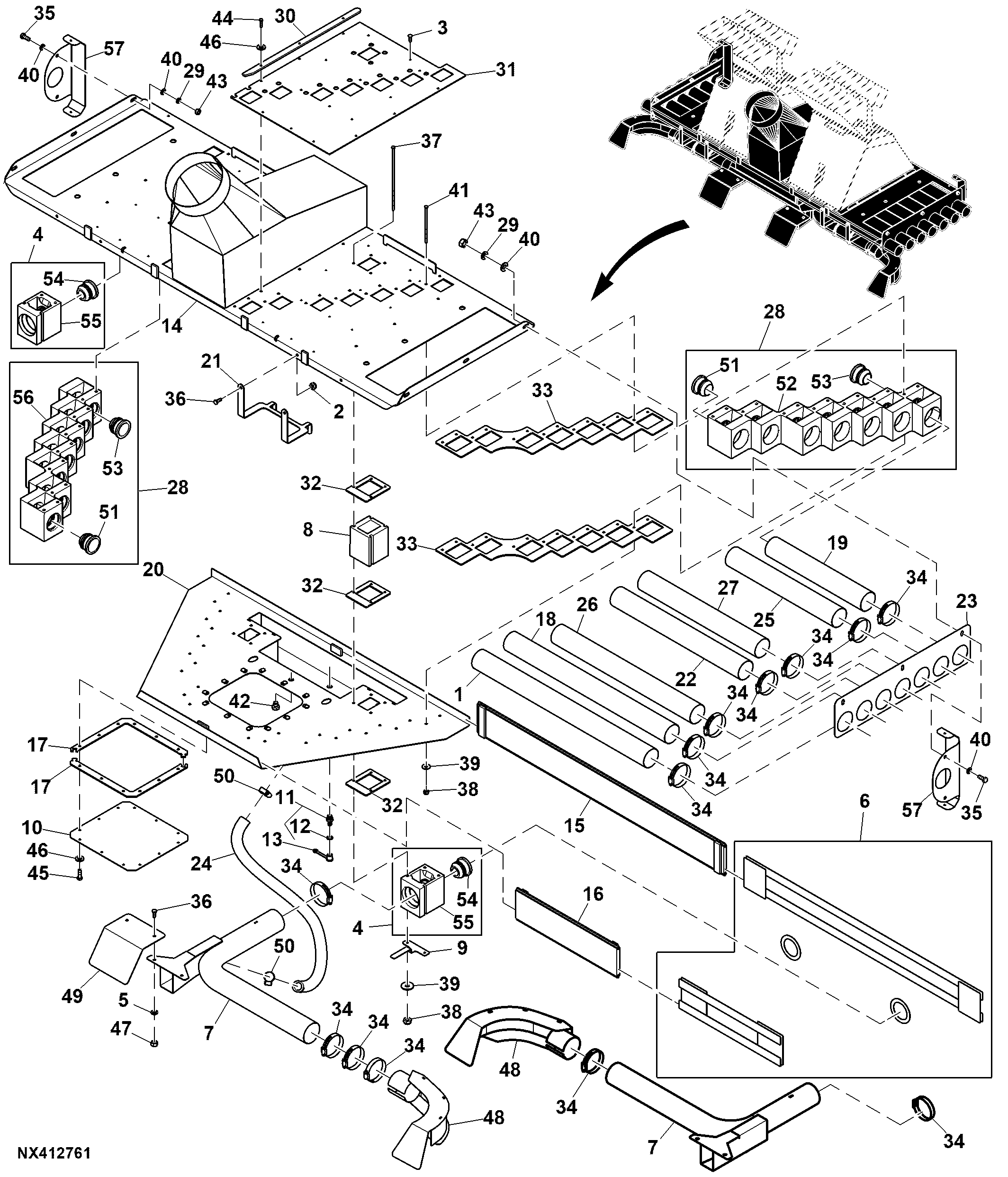 Venturi, Dry Box Spreader Distribution Manifold