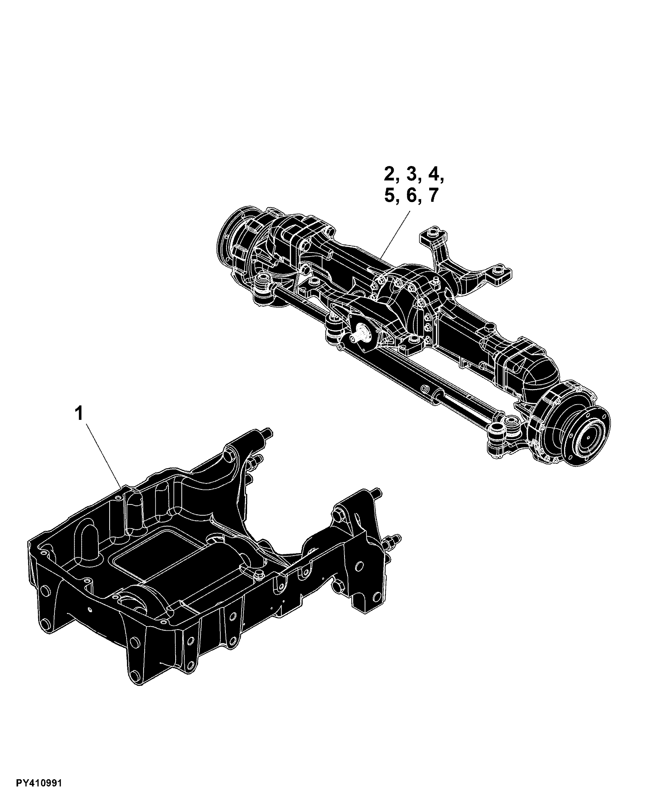 56 Front Axle
