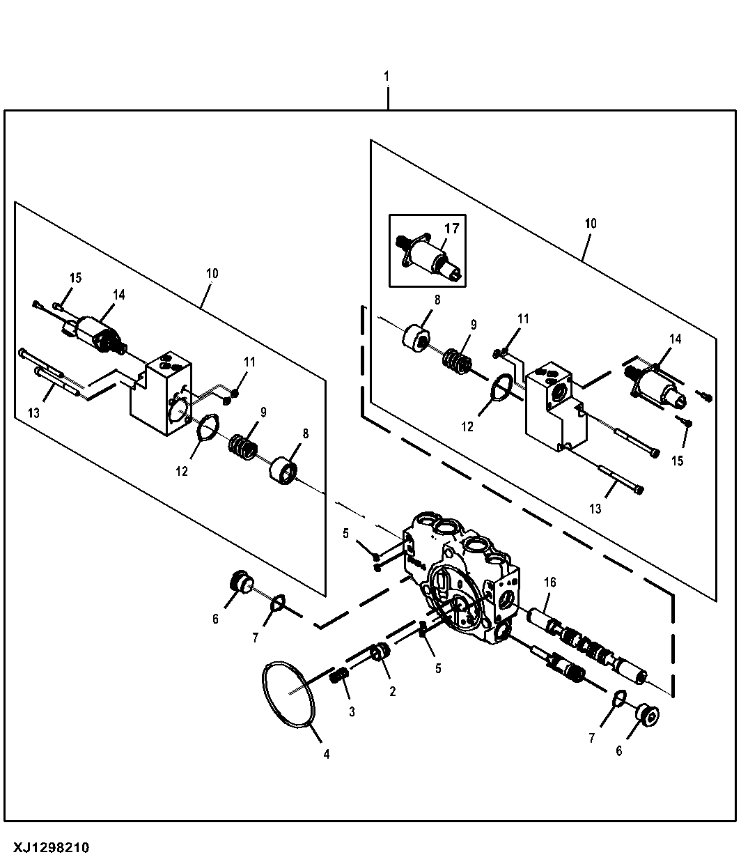 Implement Valve Section Components, Winch ( - 710970)