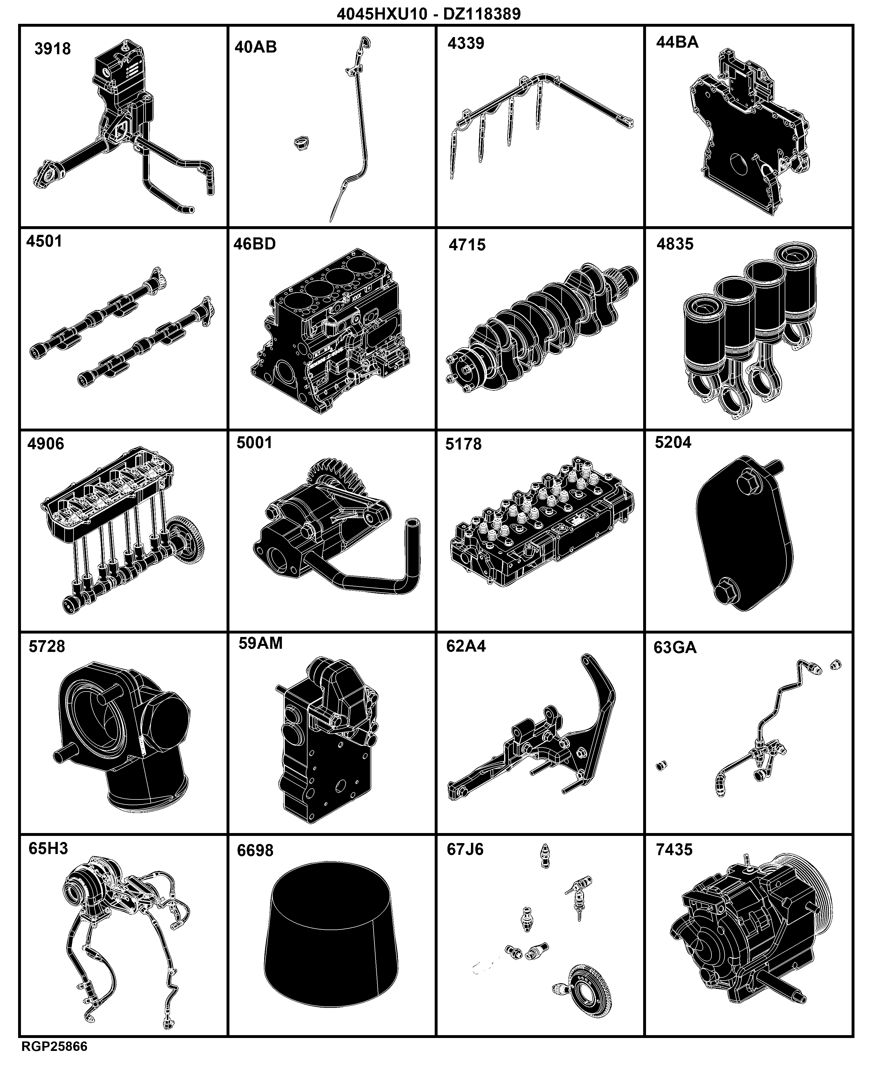 04B Engine 4045HXU10-DZ118389
