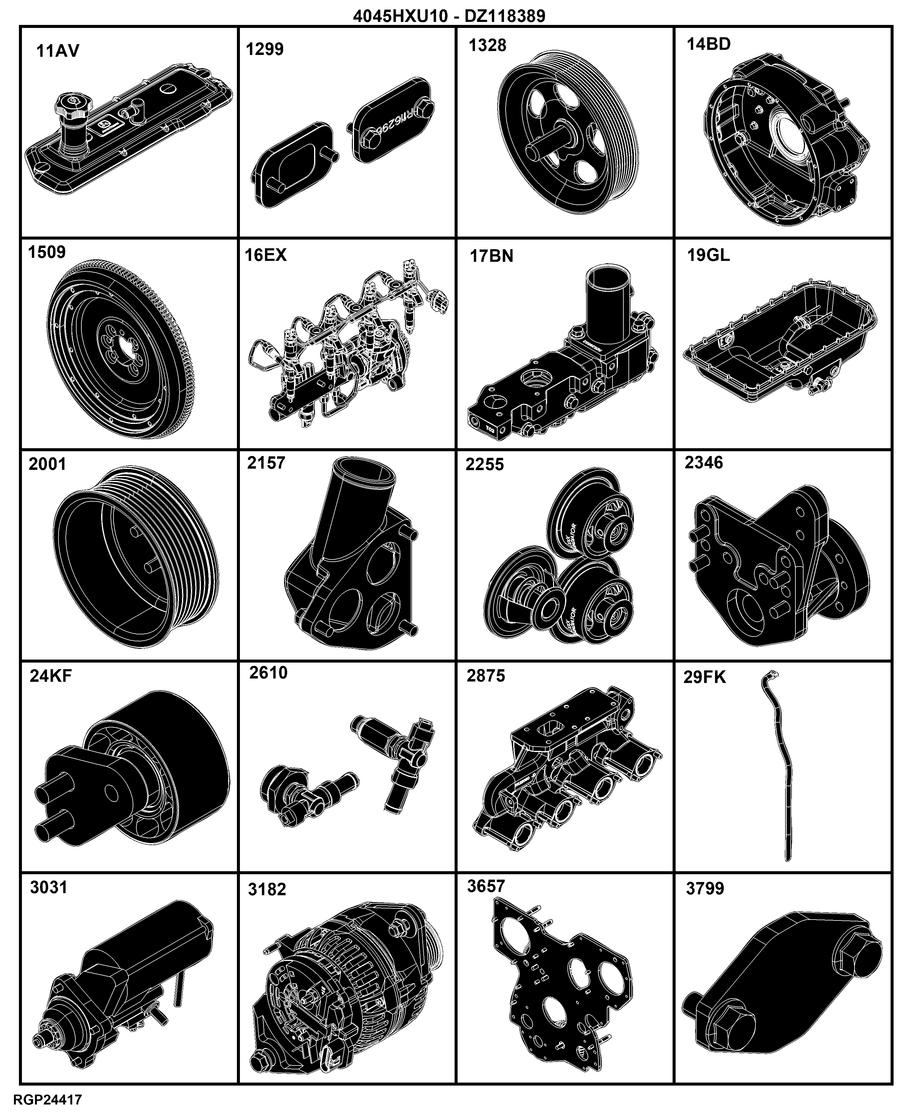 04B Engine 4045HXU10-DZ118389