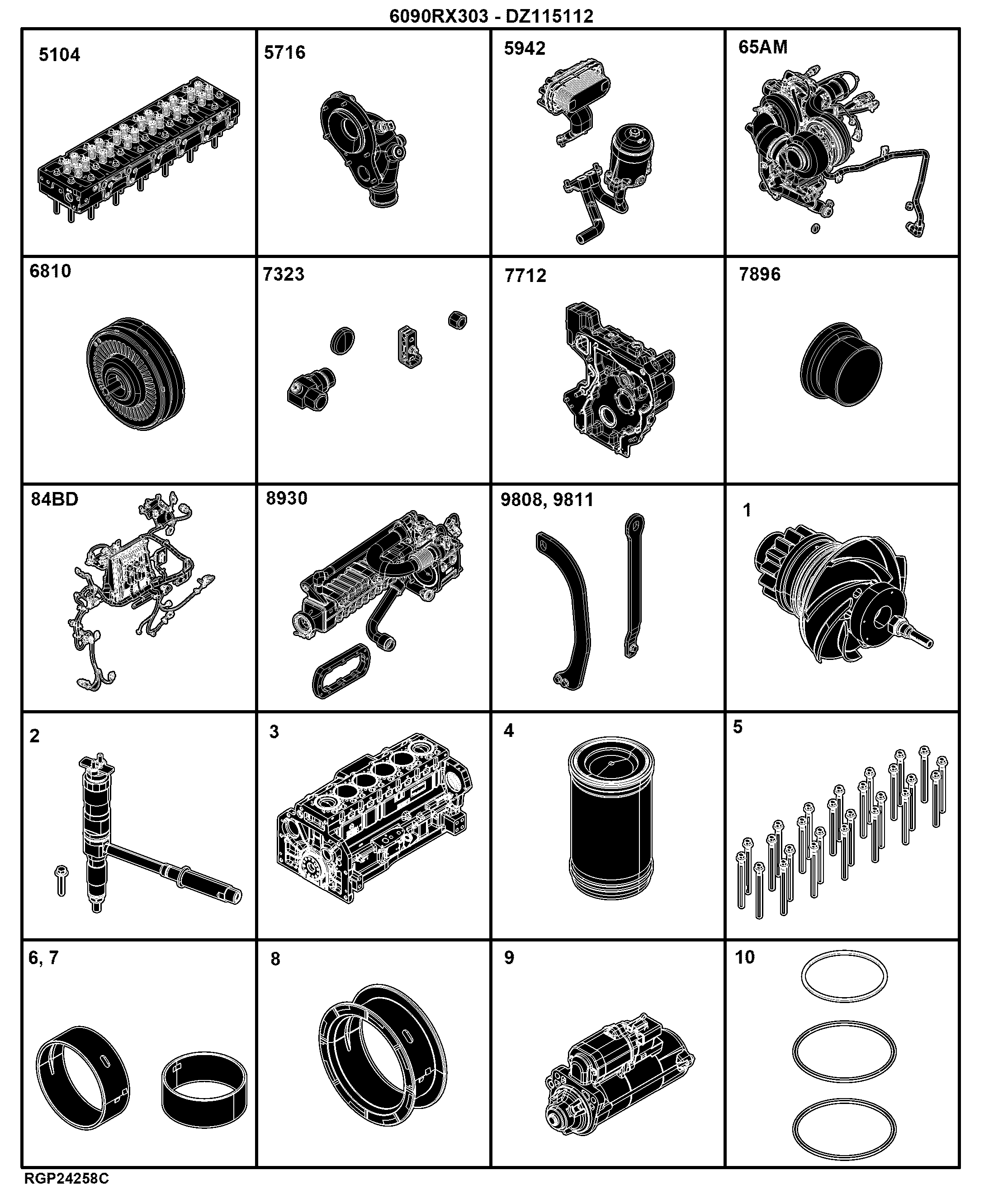 E3 Engine 6090RX303-DZ115112-ETN208298