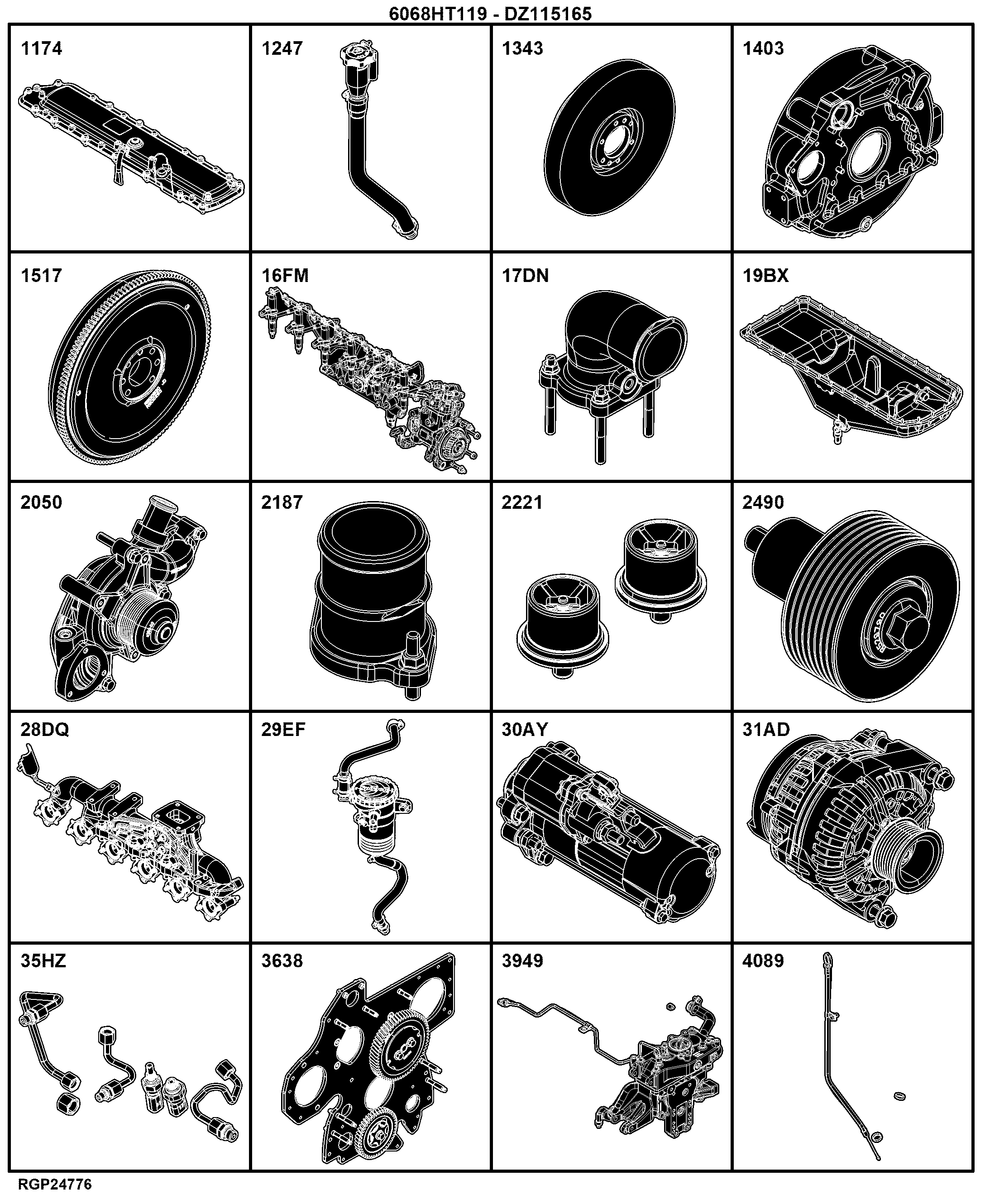 04C Engine 6068HT119-DZ115165