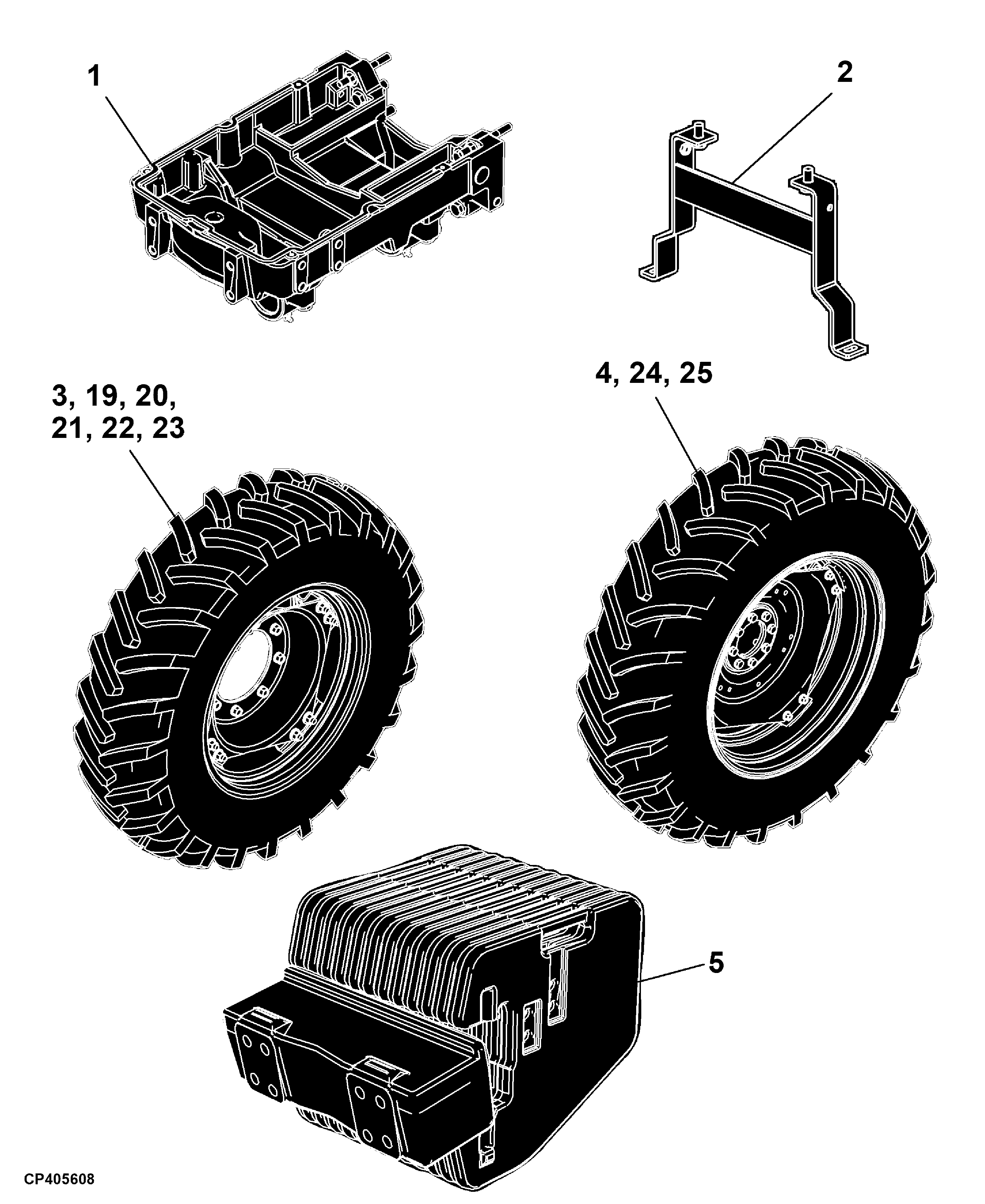 80 Wheels, Non-Powered Axles, Sheet metal 1354