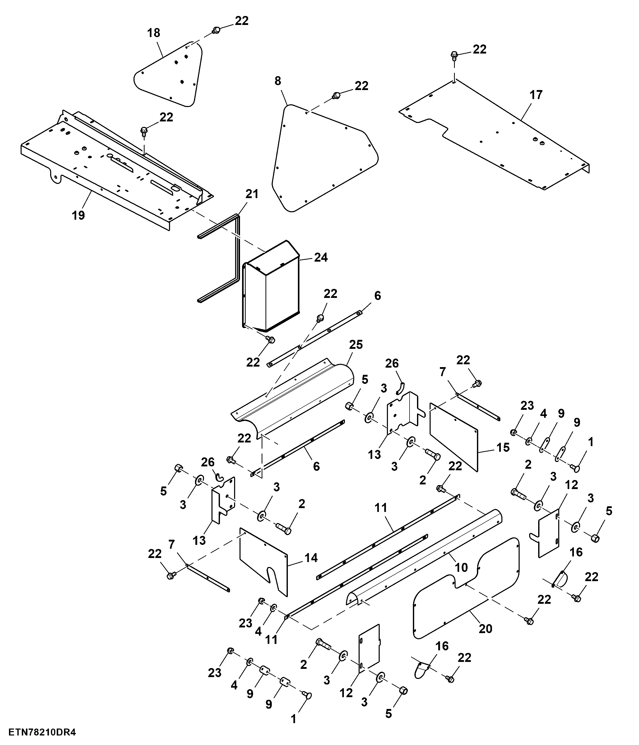 Shields, Engine Compartment and Base Cutter