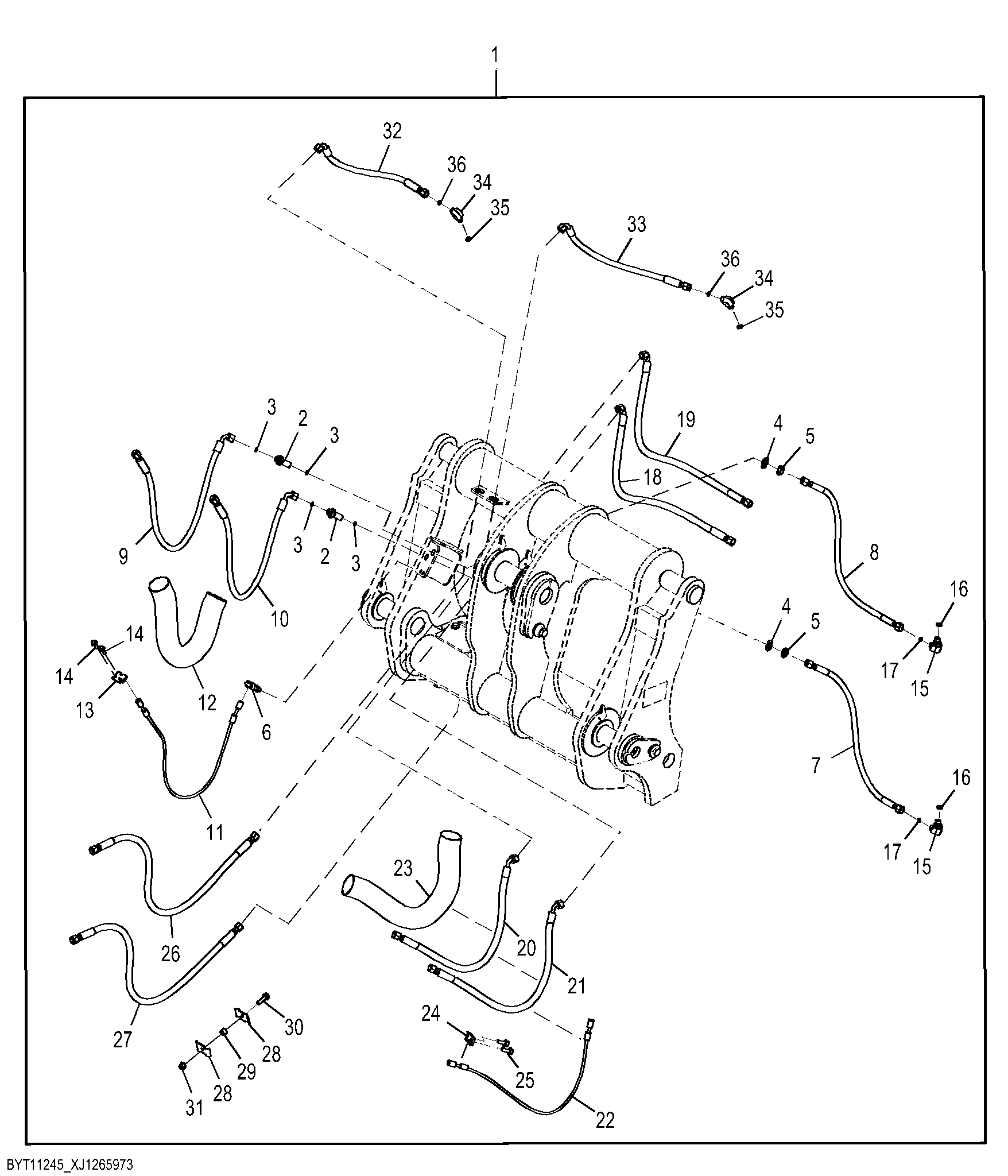 Cable Reinforced HI-VIS Coupler Plumbing Kit