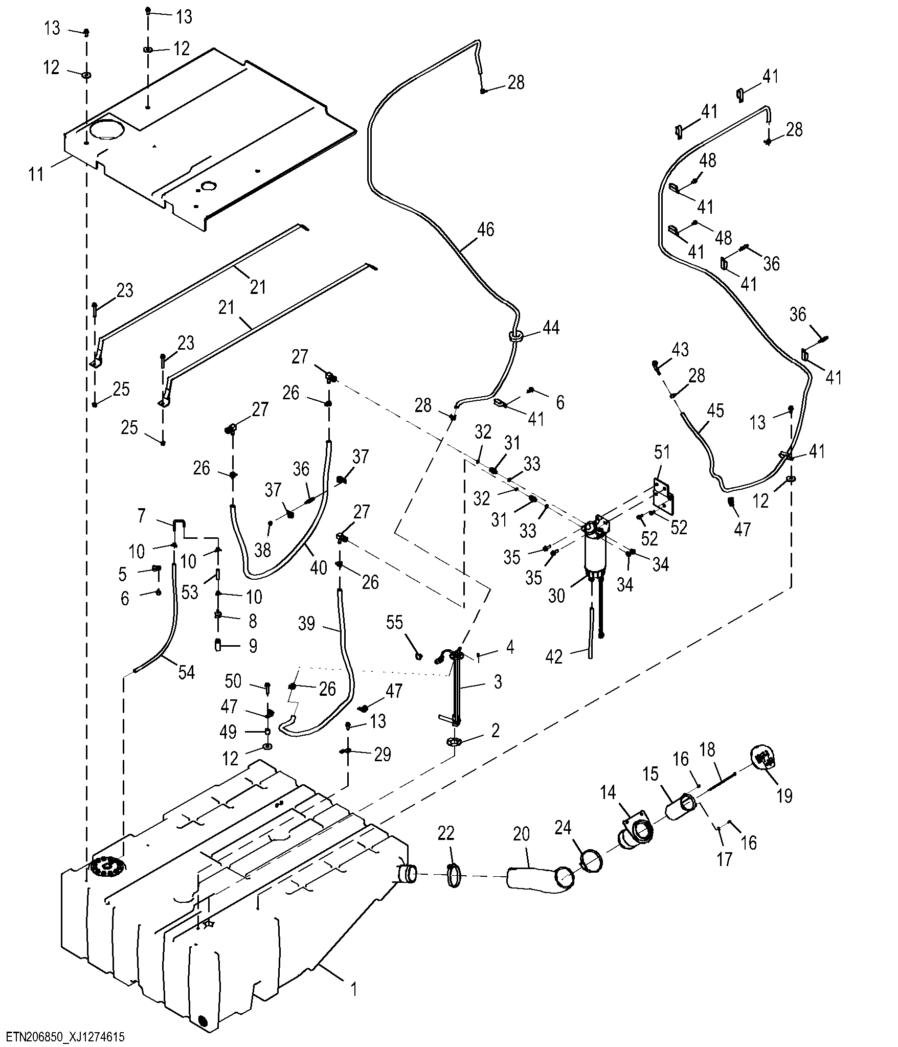 Severe Duty Fuel System of Standard Wheel Loader