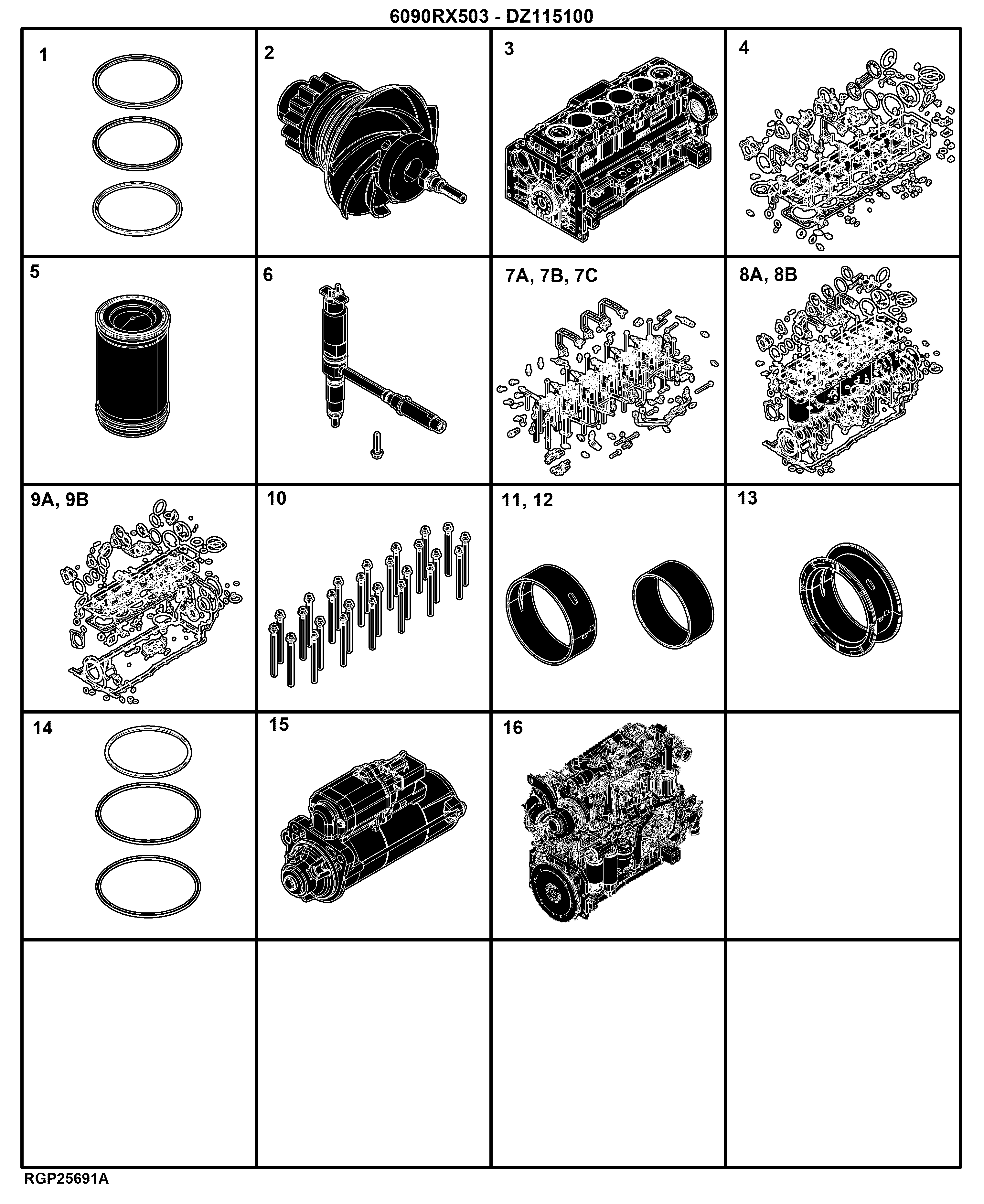 E14 Engine 6090RX503-DZ115100-ETN220169