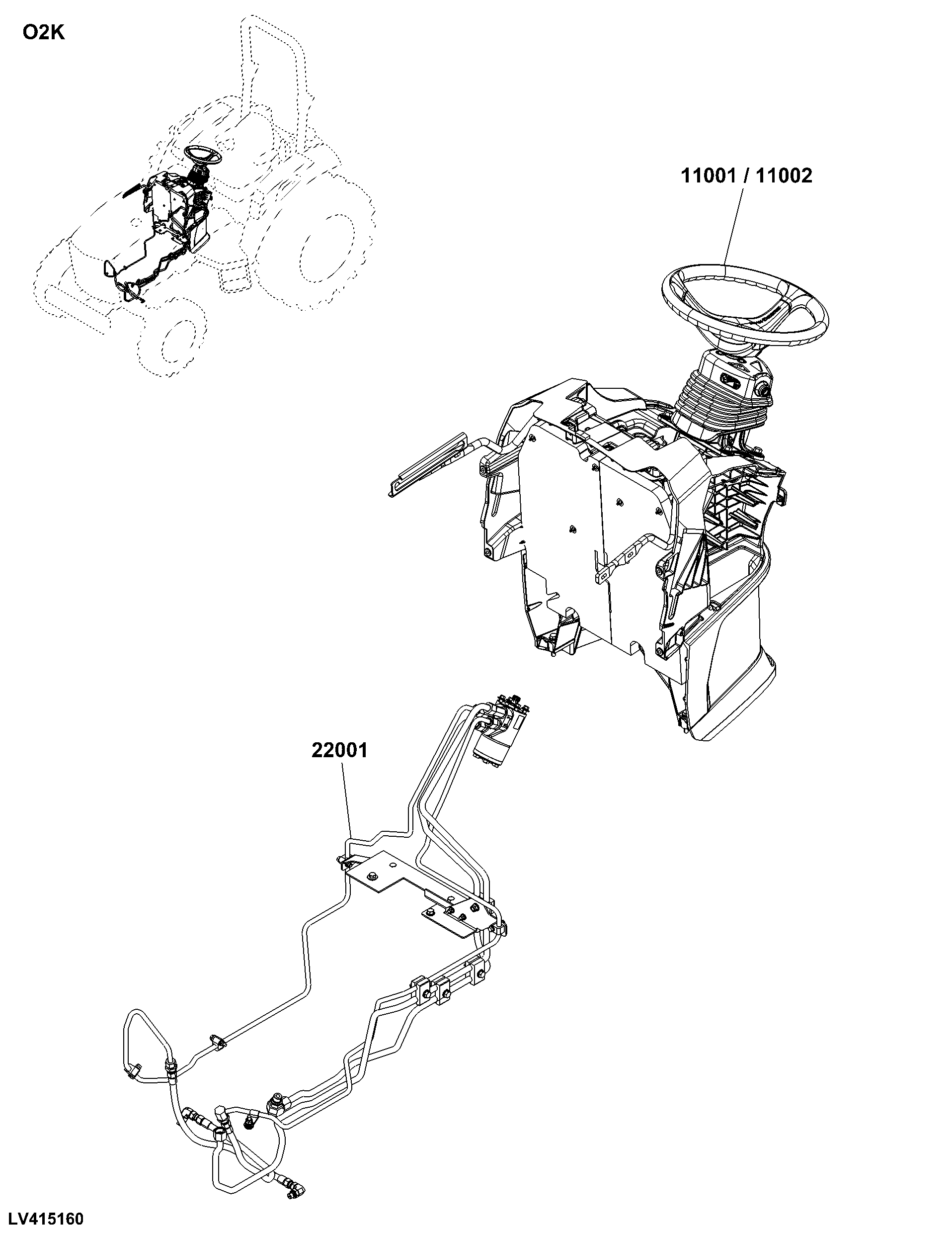 O2K Steering Controls