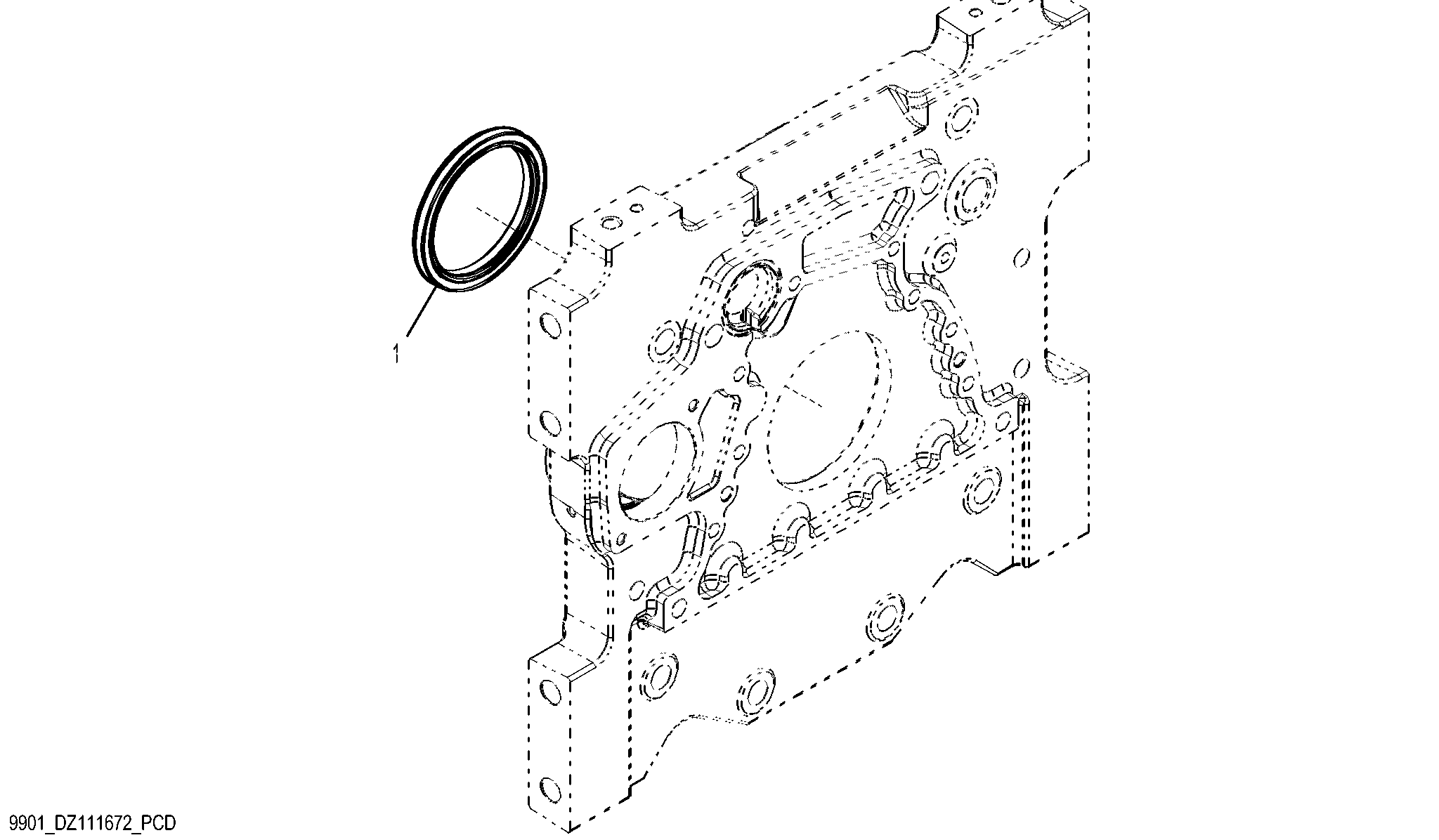 9901 Rear Oil Seal