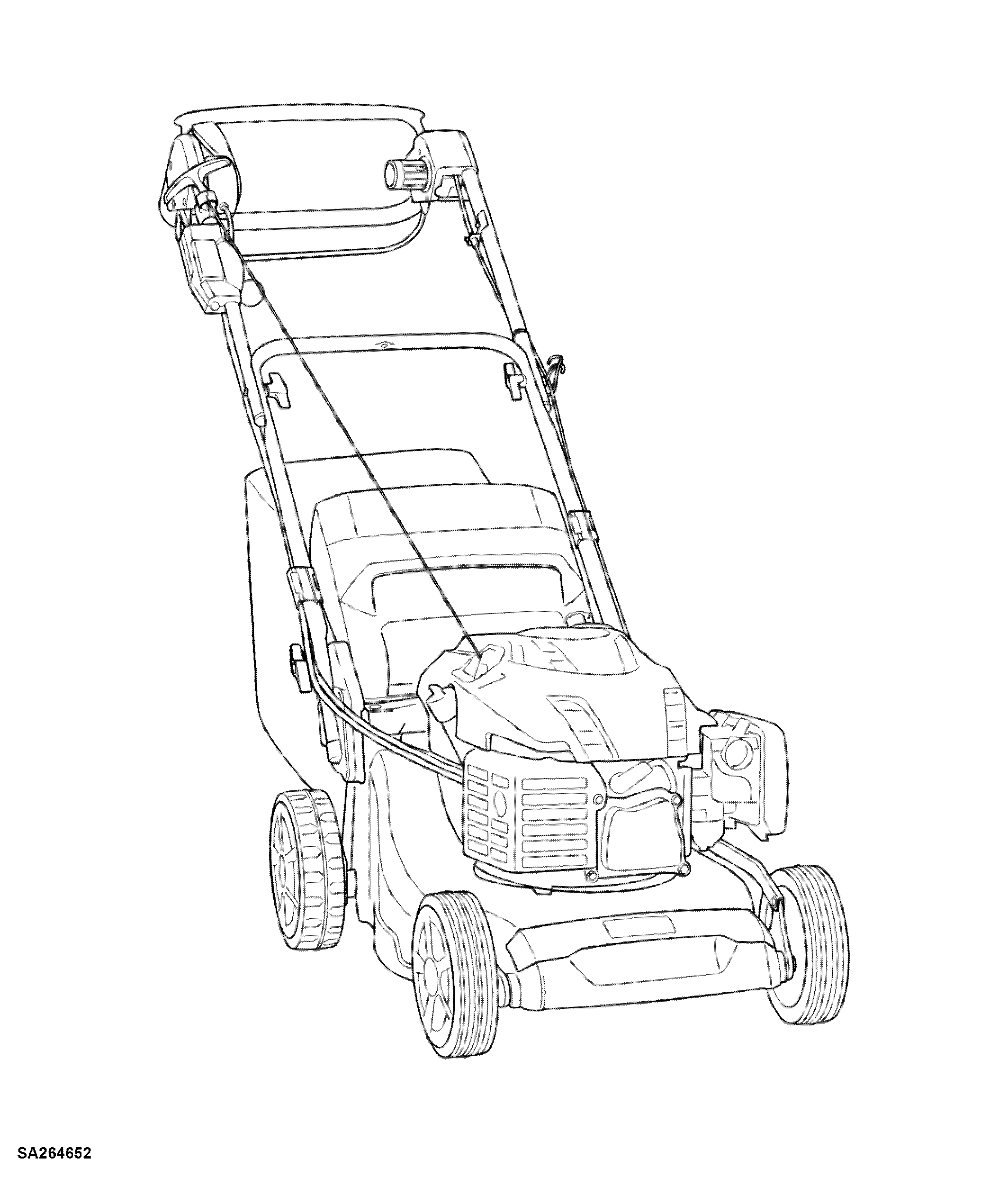 47CM Walk-Behind Mower 4-Cycle Engine, R47KB (SA1588, SA1888)