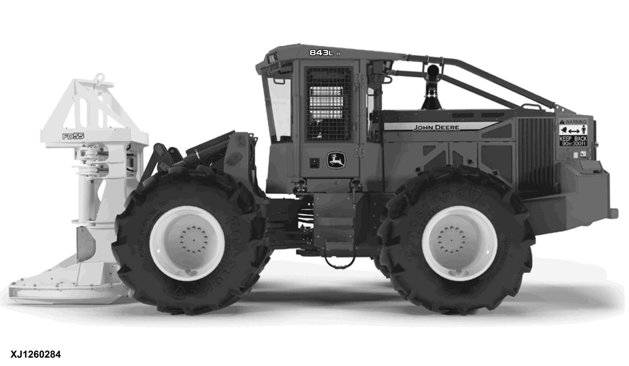 843L-II Wheeled Feller Buncher (PIN: 1DW843L_ _ _F690815- )
