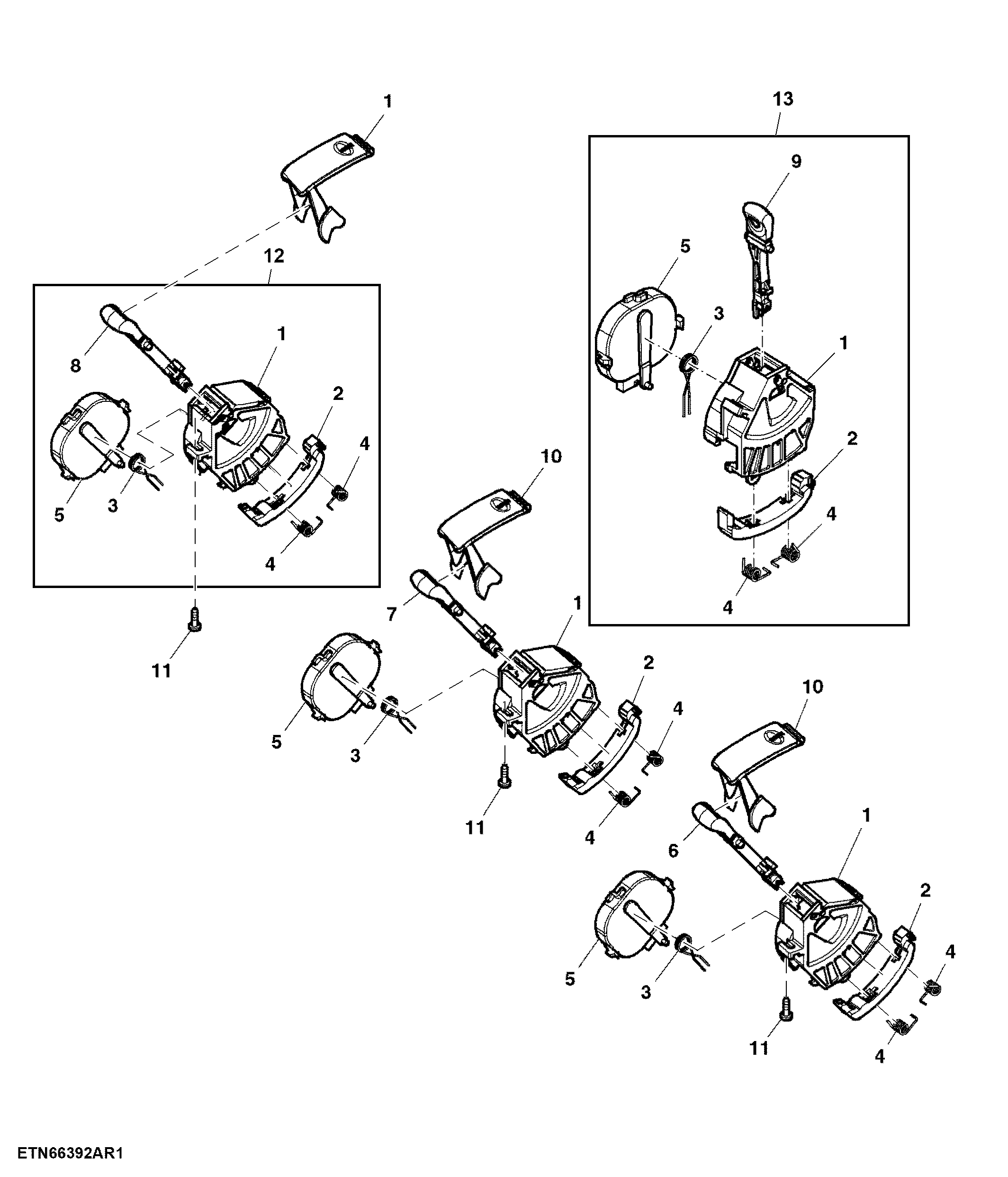 Control Parts, E-SCV, 1St, 2nd, 3rd, 4th, W/ CommandARM™