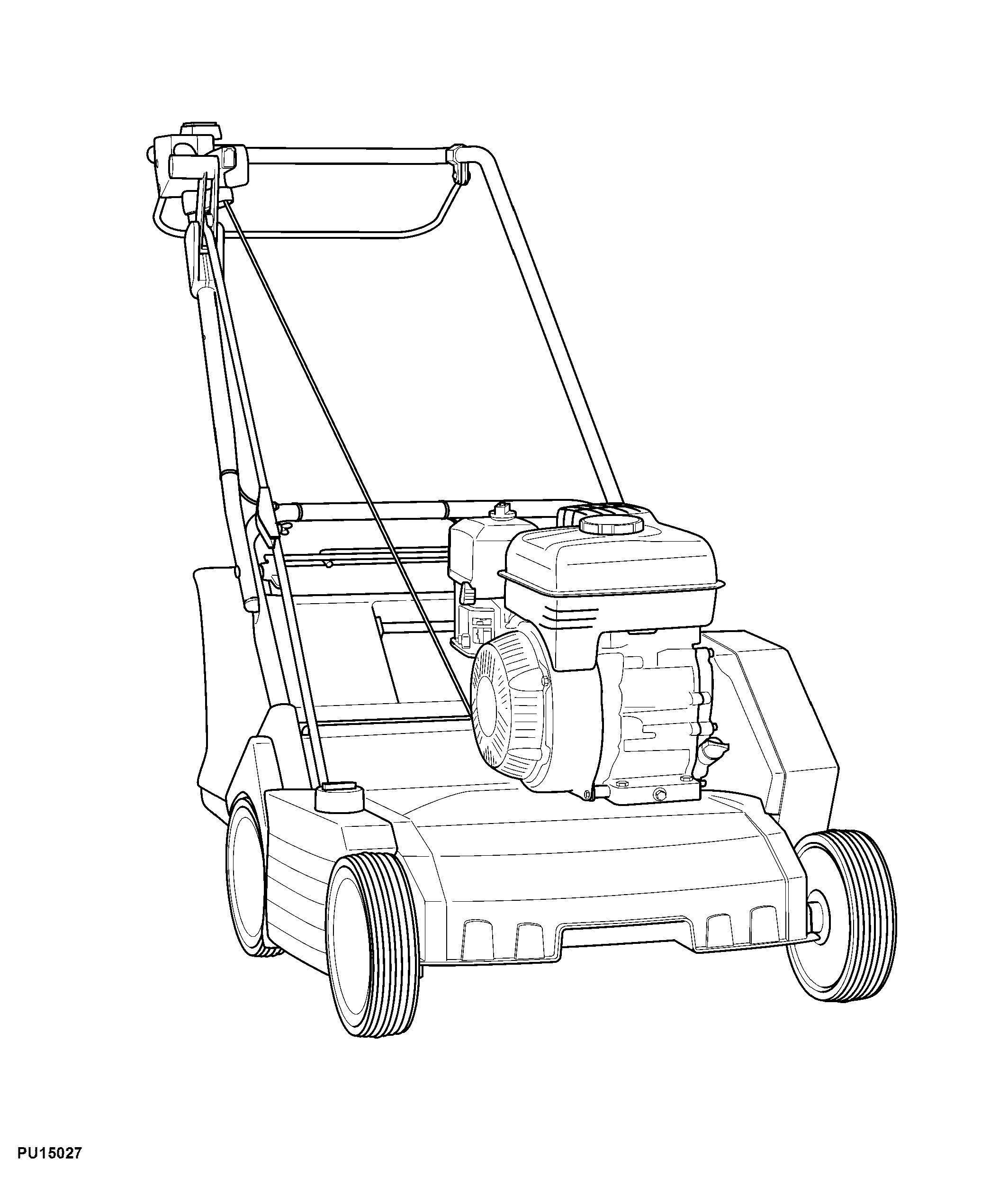 Scarifier 4-Cycle Engine 38-BV (SA1424, SA230820)