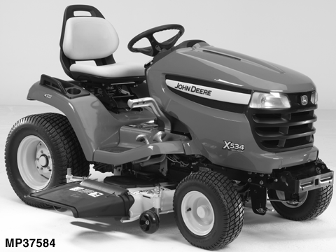 X534 Multi-Terrain Tractor with 48-inch or 54-inch Mower Deck