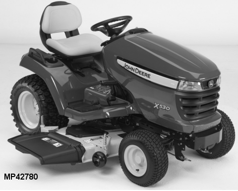 X530 Tractor Multi-Terrain Series with 54-inch Mower Deck