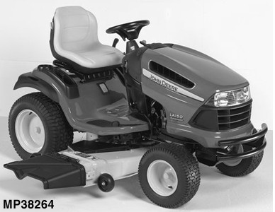 LA150 Tractor (100 Series) with 54-Inch Mower Deck