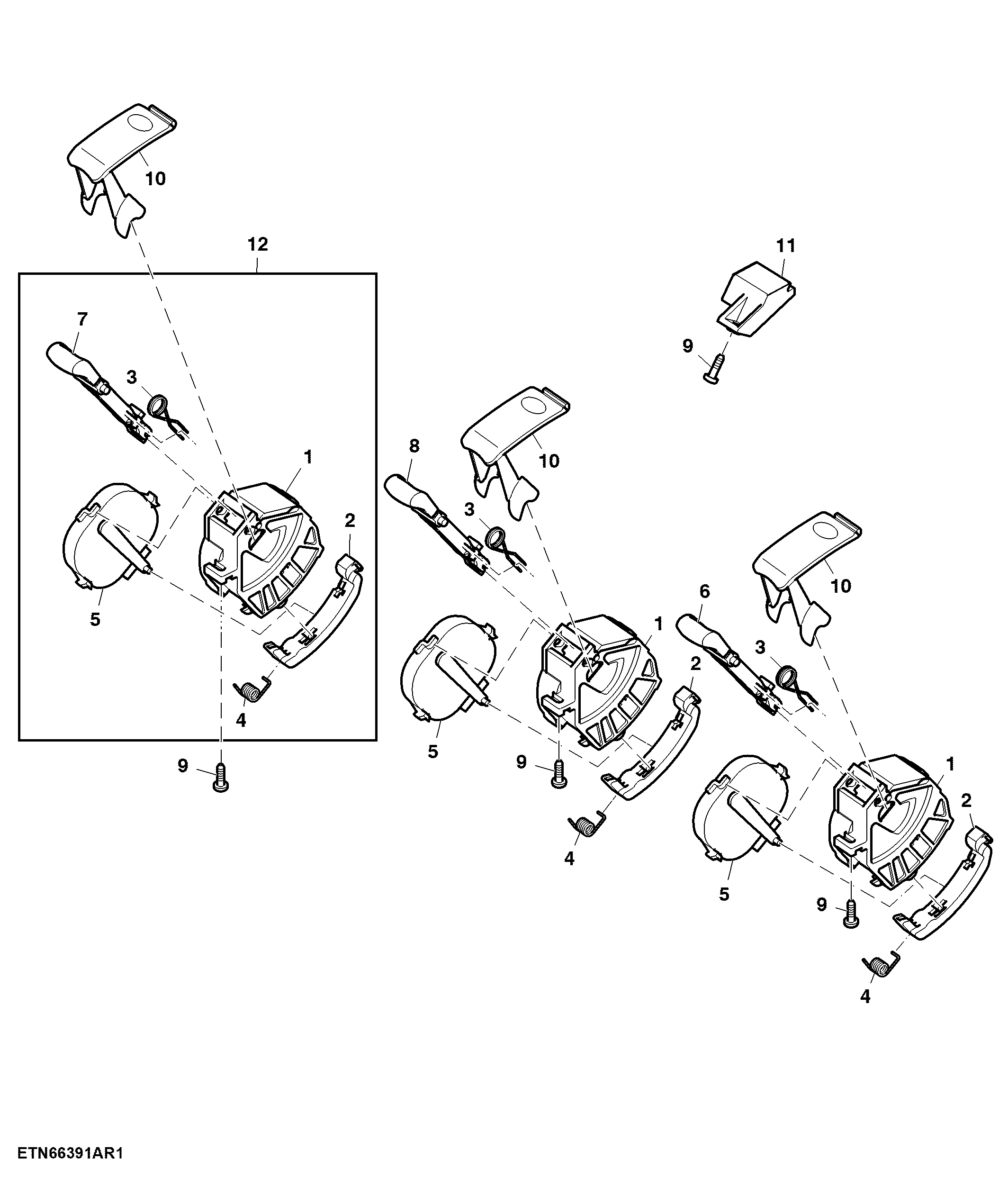 Control Parts, E-SCV, 1st, 2nd, 3rd, W/ CommandARM™
