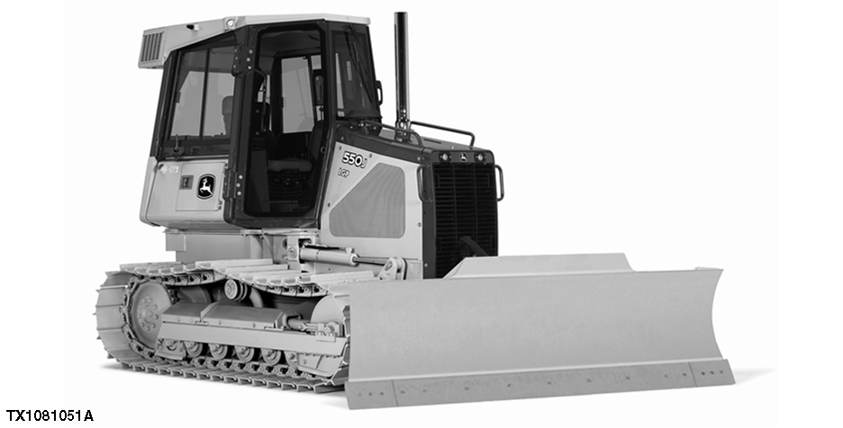 550J Crawler Dozer (Tier 3) (S.N. 159987-)