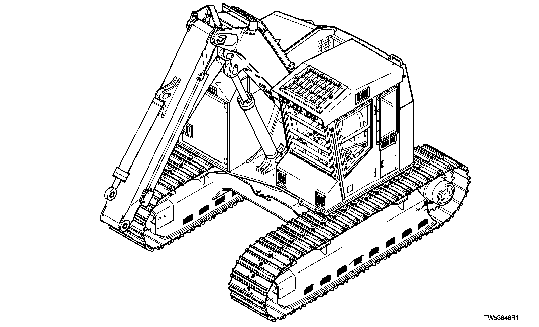 608B/703G (S.N 005014-) Tracked Feller Buncher/Tracked Harvester (Worldwide Edition) (Timberjack)
