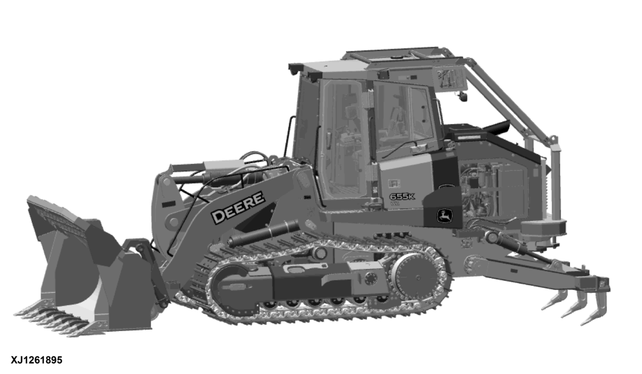 655K Crawler Loader (PIN: 1T0655KX_ _F339326- )