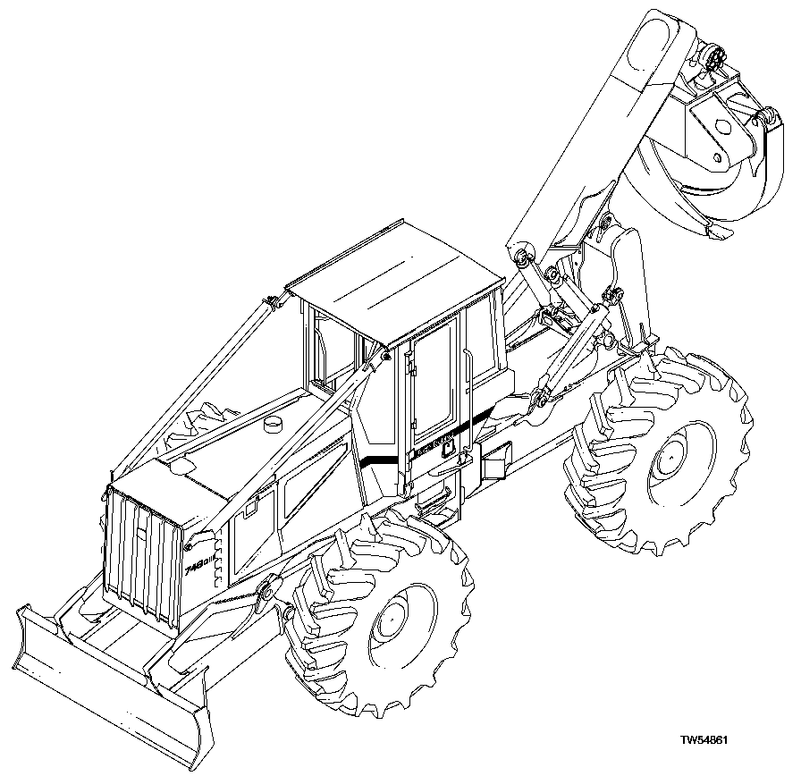 748G-III/560D Grapple Skidders (S.N. 604614 -)