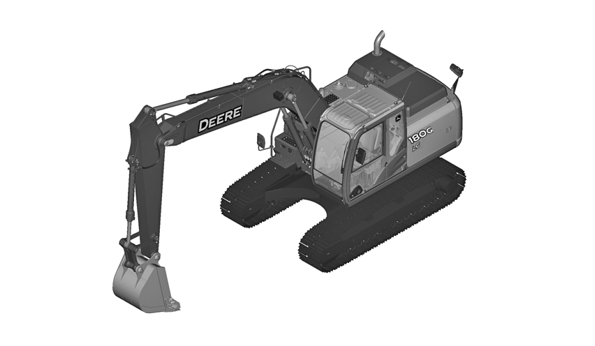 180GLC Excavator (PIN: 1FF180GX_ _F020331- )