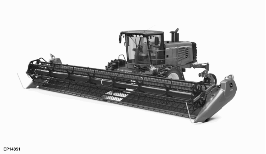 D450 Draper Windrower (Engine 6068HE051)
