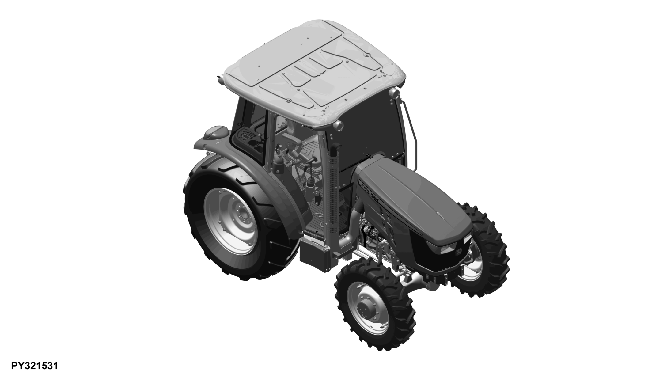 5055E Tractor (Cab: 1PY5055EEHJ402101- )(OOS: 1PY5055ECHJ103801- )(FT4)(North America Edition)