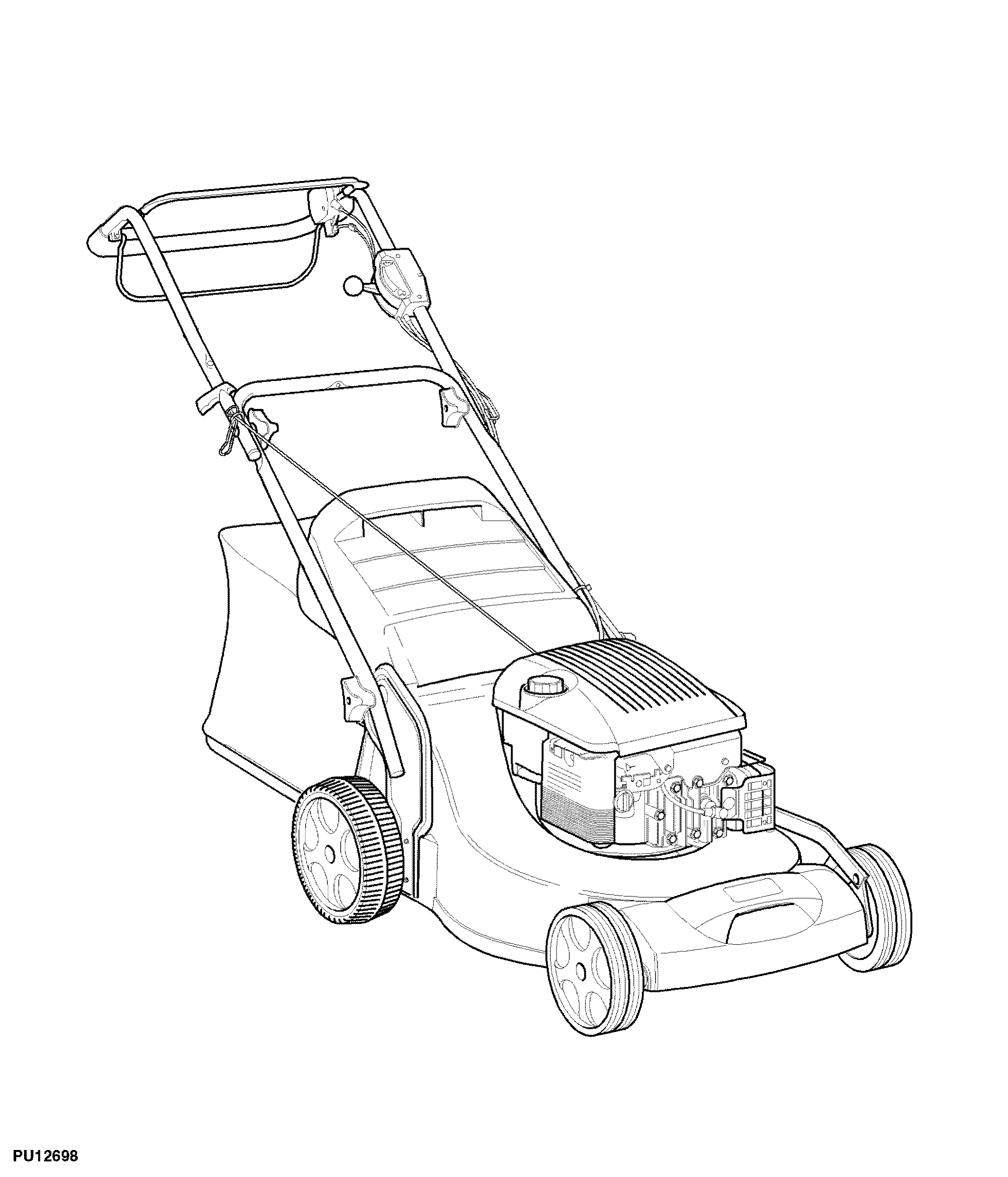 54CM Walk-Behind Mower, 4-Cycle Engine, 54-VARIO (SA1405)
