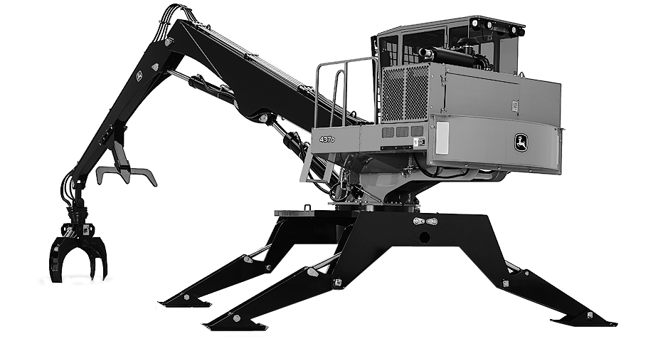 437D Knuckleboom Log Loader (PIN: 1T0437DX_ _C182218- )