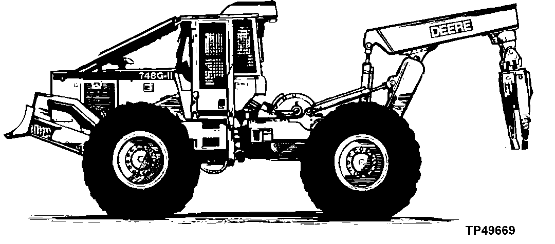 748G-II Grapple Skidder (S.N. 565685-576602)