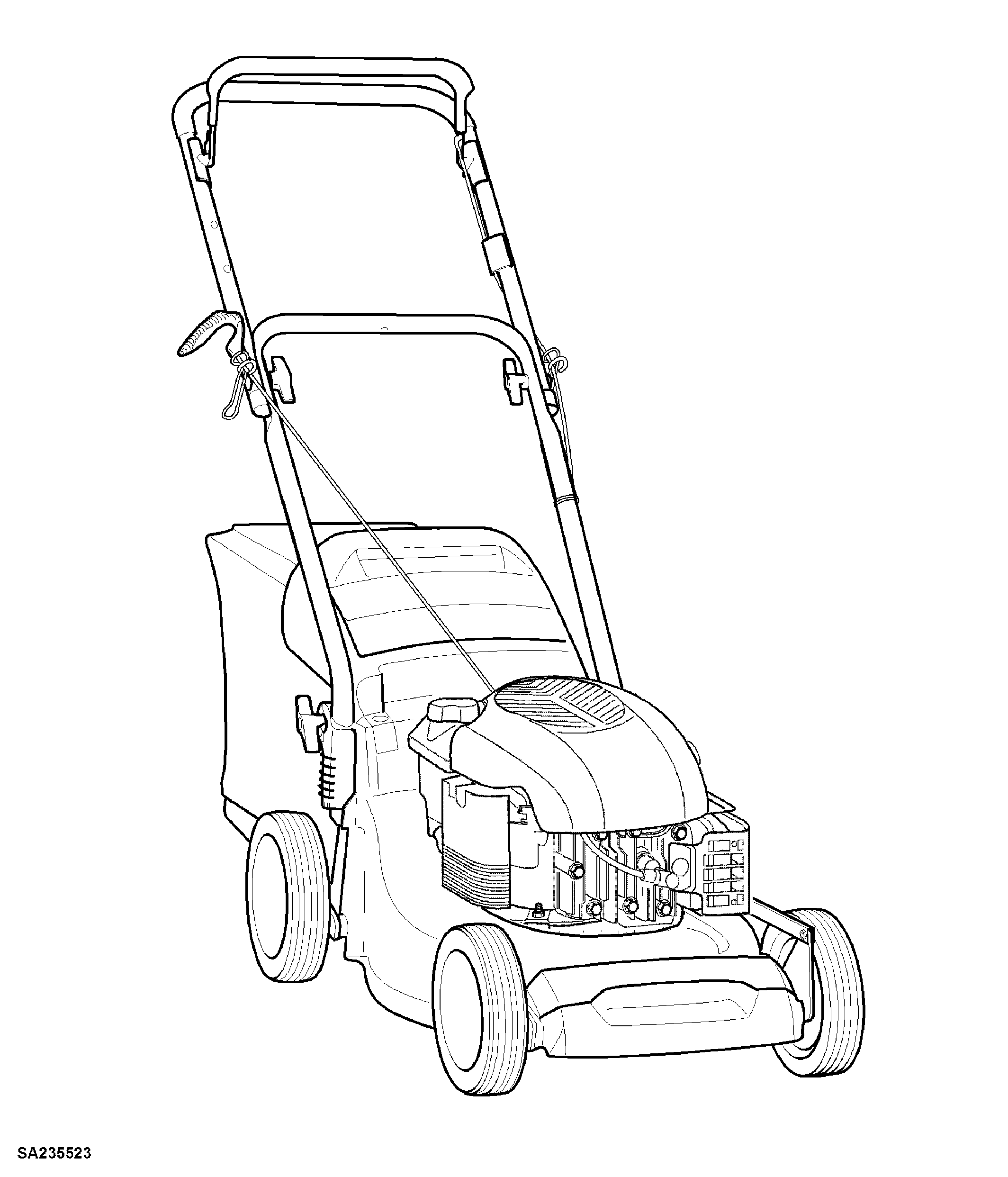 43CM Walk-Behind Mower, 4-Cycle Engine, 43-Compact (SA1462, SA1862, SA201019)