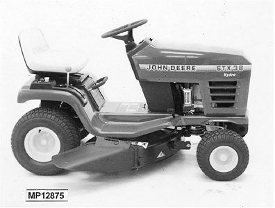 STX38 and STX46 (Black Mower Deck) Lawn Tractors