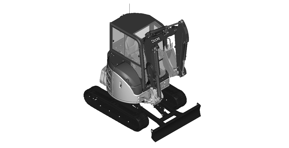 30G Compact Excavator (PIN: 1FF030GX_ _K265001- )