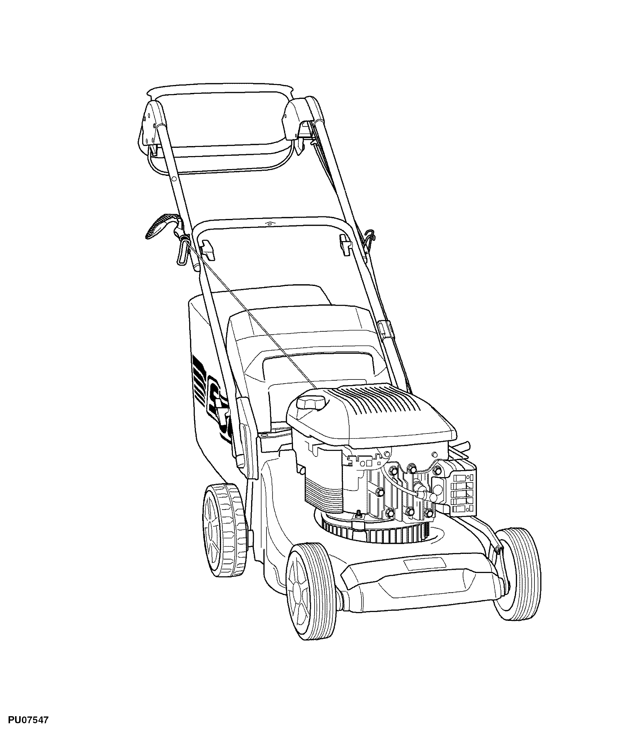 47CM Walk-Behind Mower, 4-Cycle Engine, 47-A ECONOMY (SA1274)