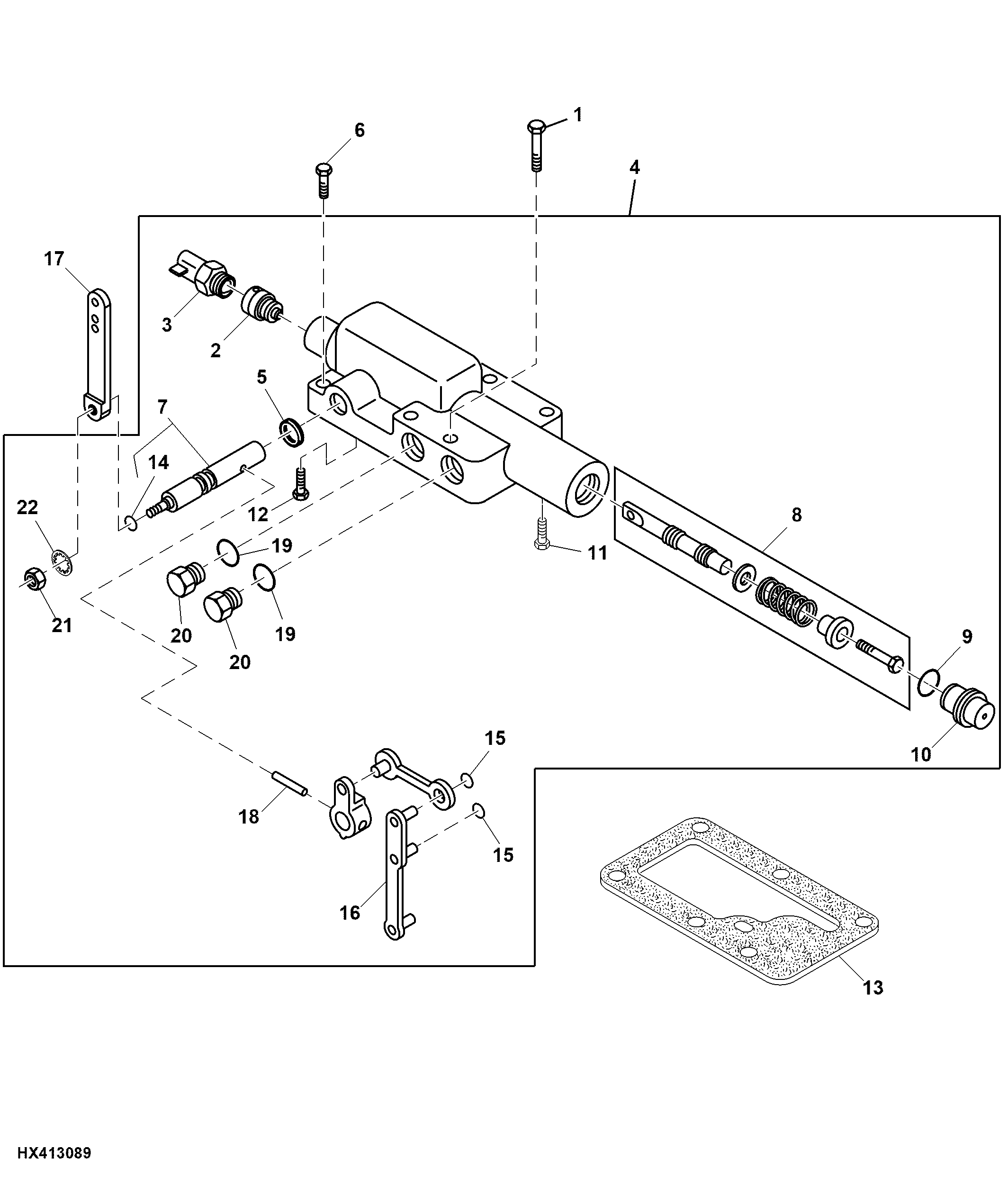 Hydrostatic Drive Displacement Control Valve
