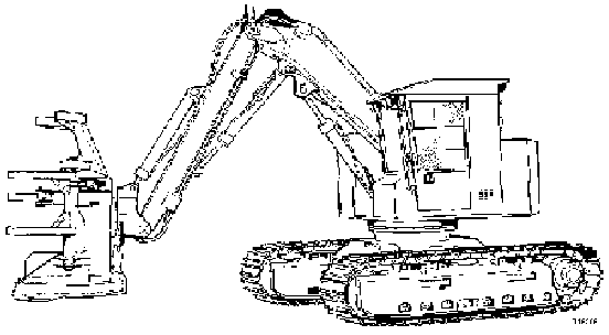 608B Track Feller Buncher/Harvester (SN 10BA1000 - 005013) Worldwide Edition (Timberjack)