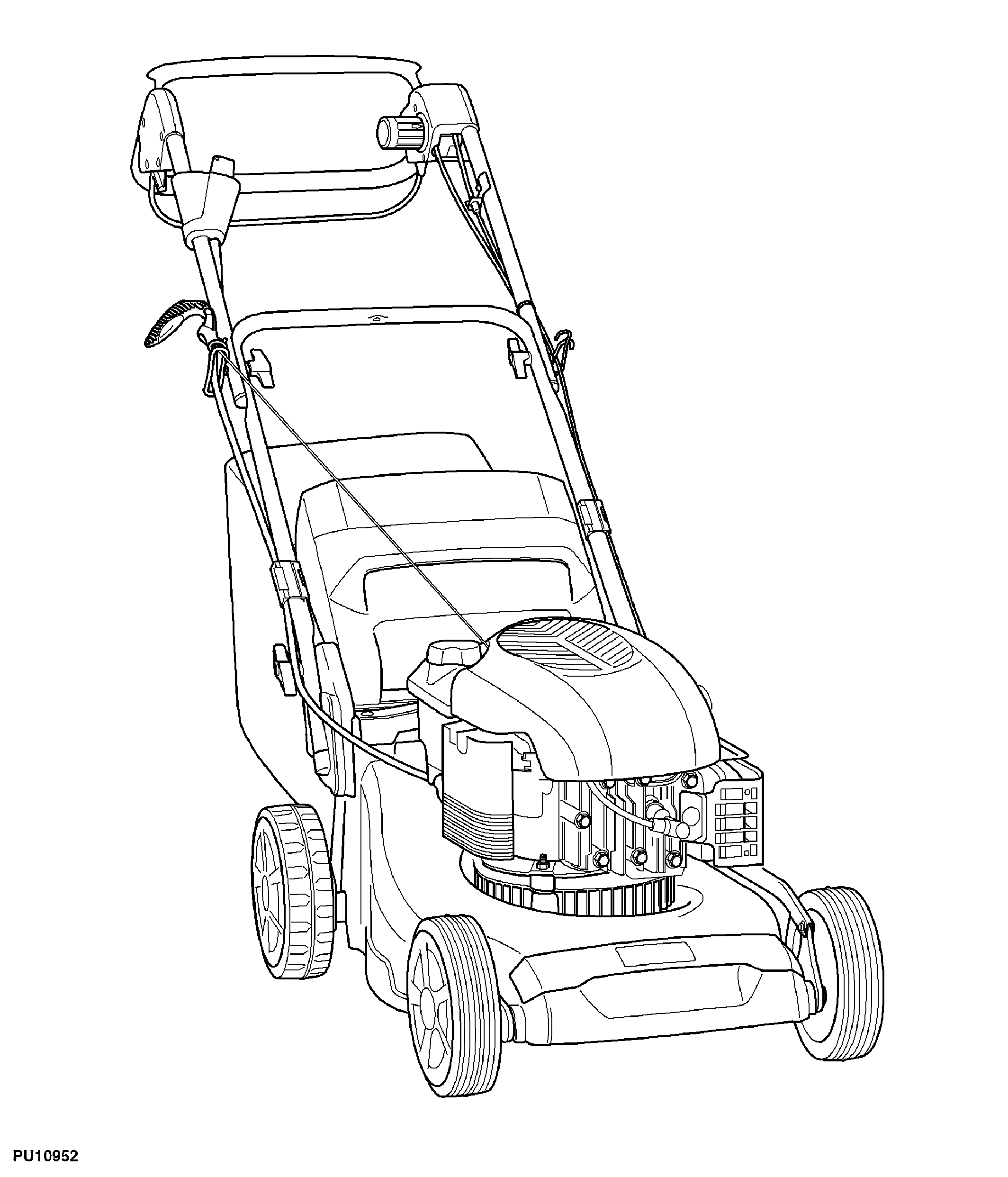 43CM Walk-Behind Mower, 4-Cycle Engine, R43VE (SA1466, SA1866) and R43VE (InStart)(SA266119, SA226120)